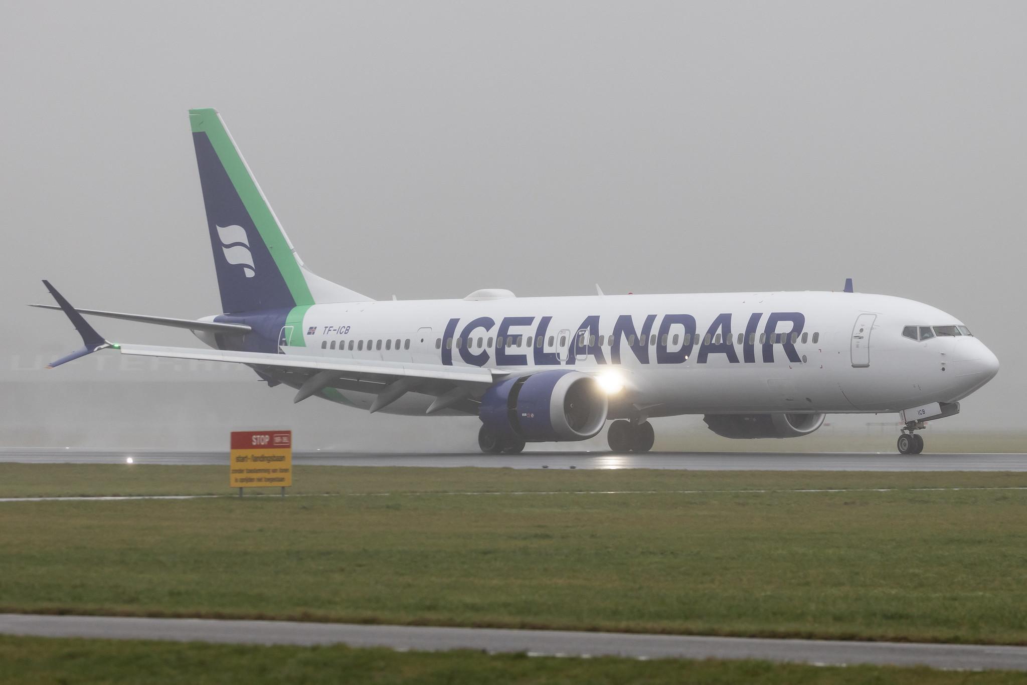 Amsterdam Schiphol: Icelandair (FI / ICE) | Boeing 737 MAX 9 B39M | TF-ICB | MSN 44568