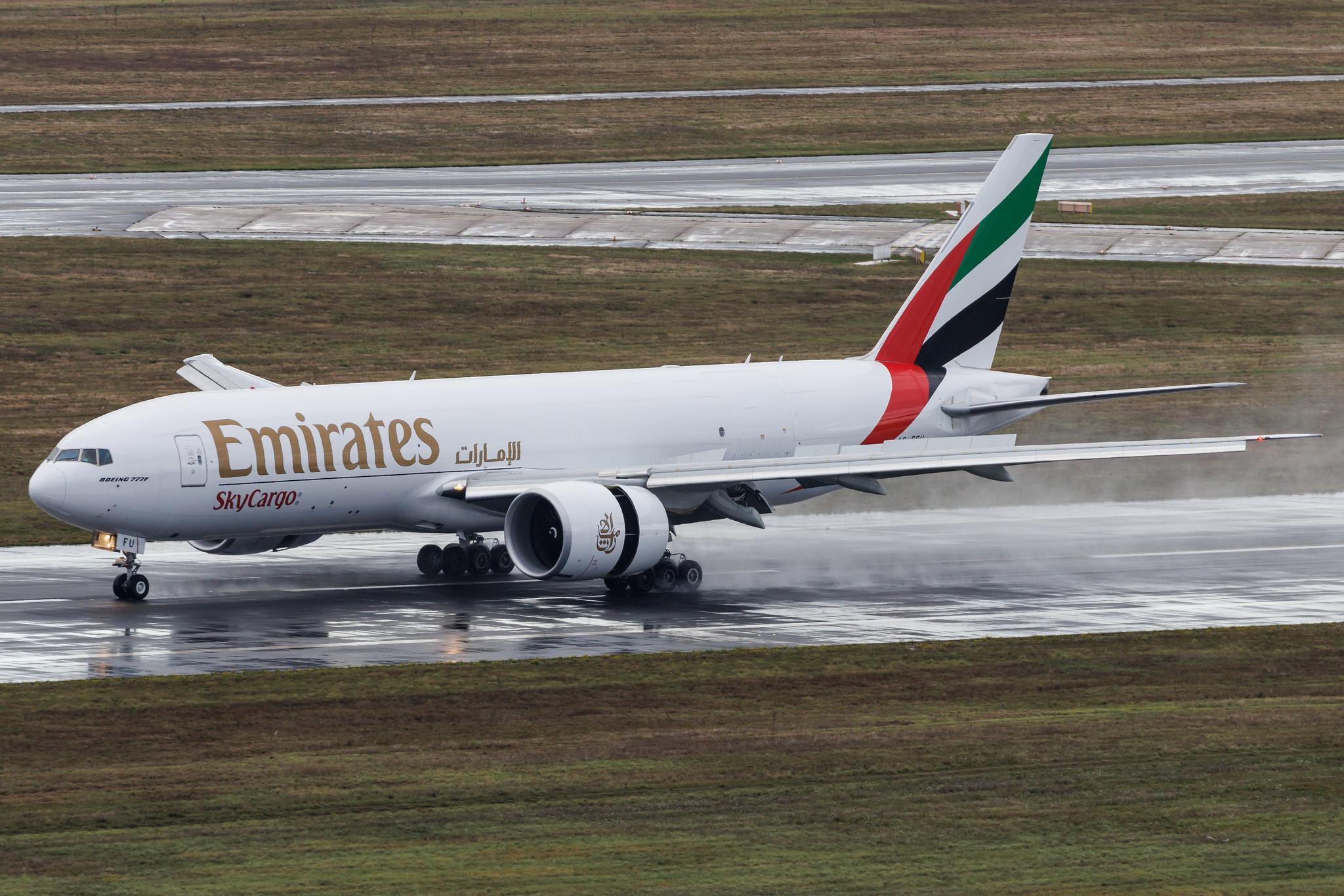 Frankfurt Airport: Emirates SkyCargo (EK / UAE) | Operator: Emirates | Boeing 777-F B77L | A6-EFU | MSN 67463