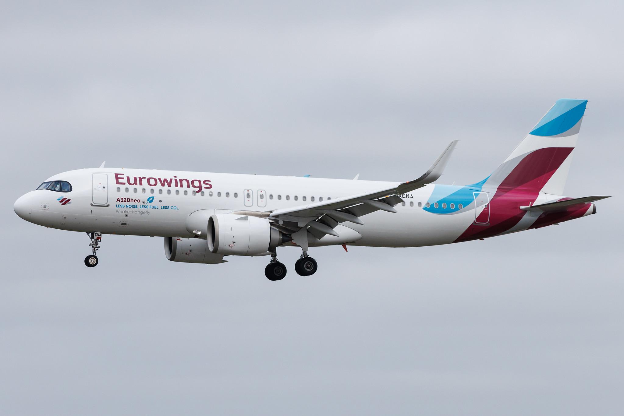 Hamburg Airport: Eurowings (EW / EWG) | Airbus A320-251N A20N | D-AENA | MSN 10758