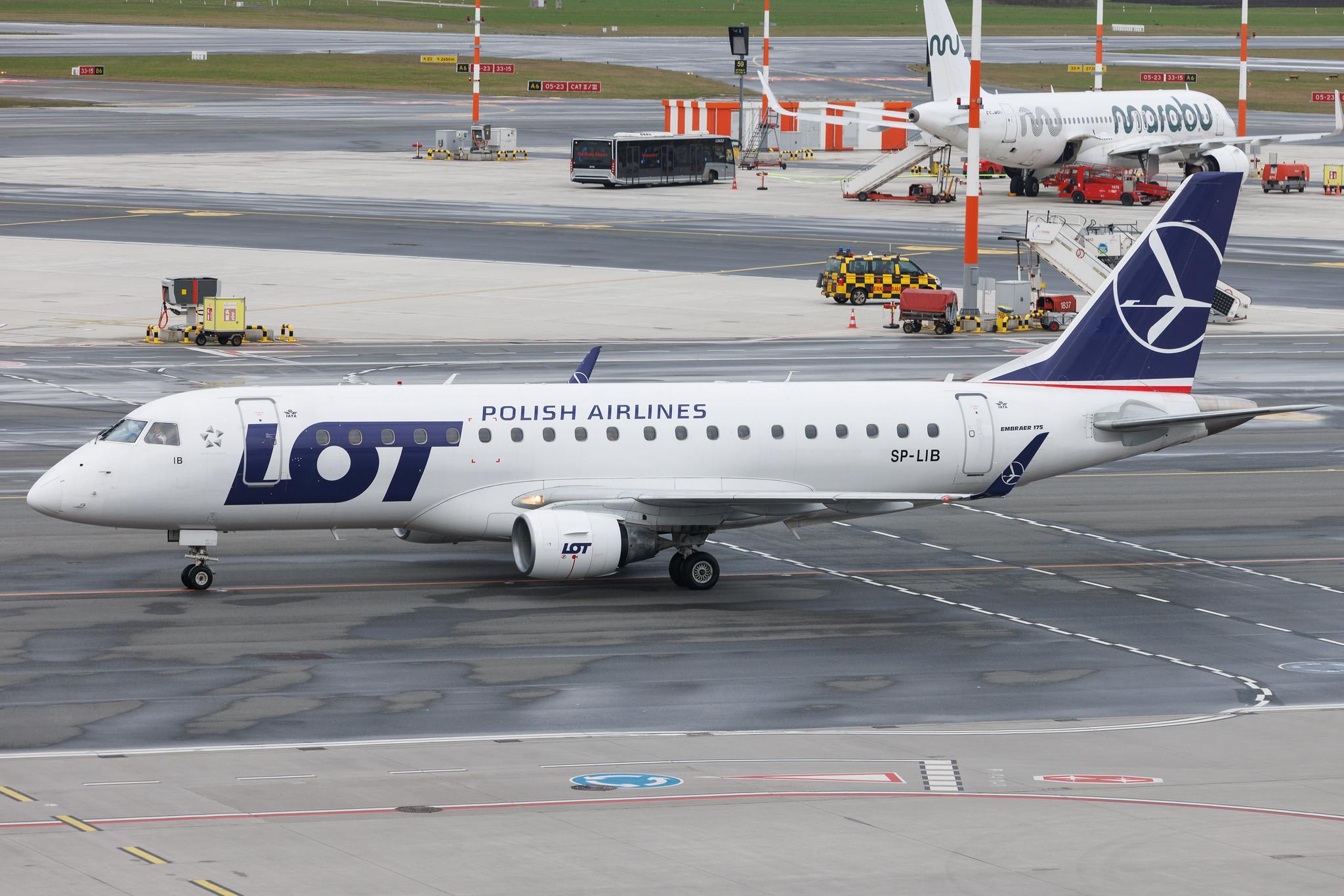 Hamburg Airport: LOT (LO / LOT) | Embraer E175STD E75S | SP-LIB | MSN 17000132