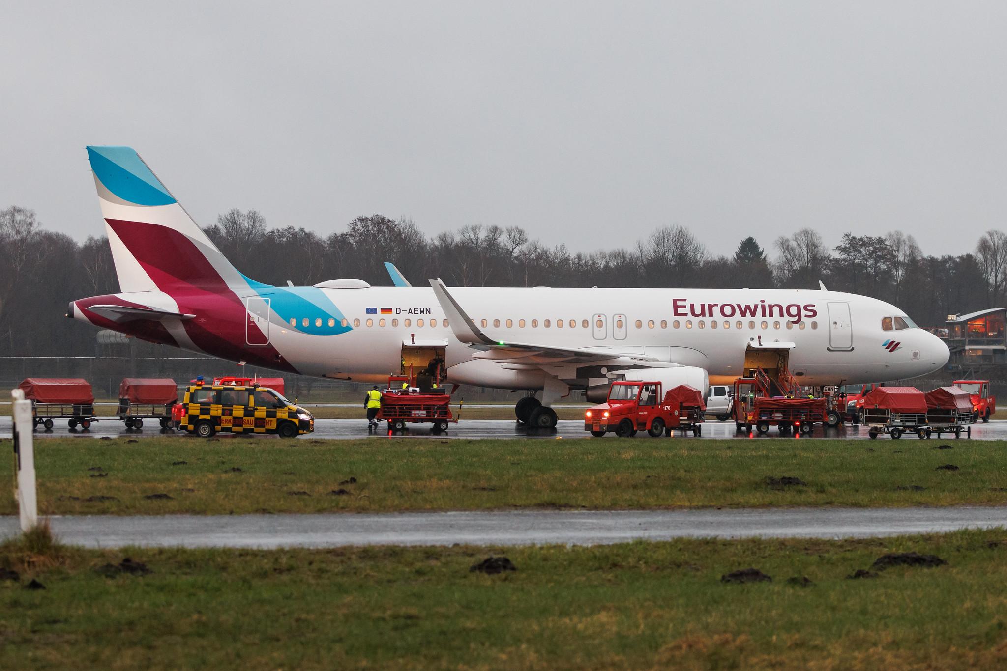 Hamburg Airport: Eurowings (EW / EWG) | Airbus A320-214 A320 | D-AEWN | MSN 7393