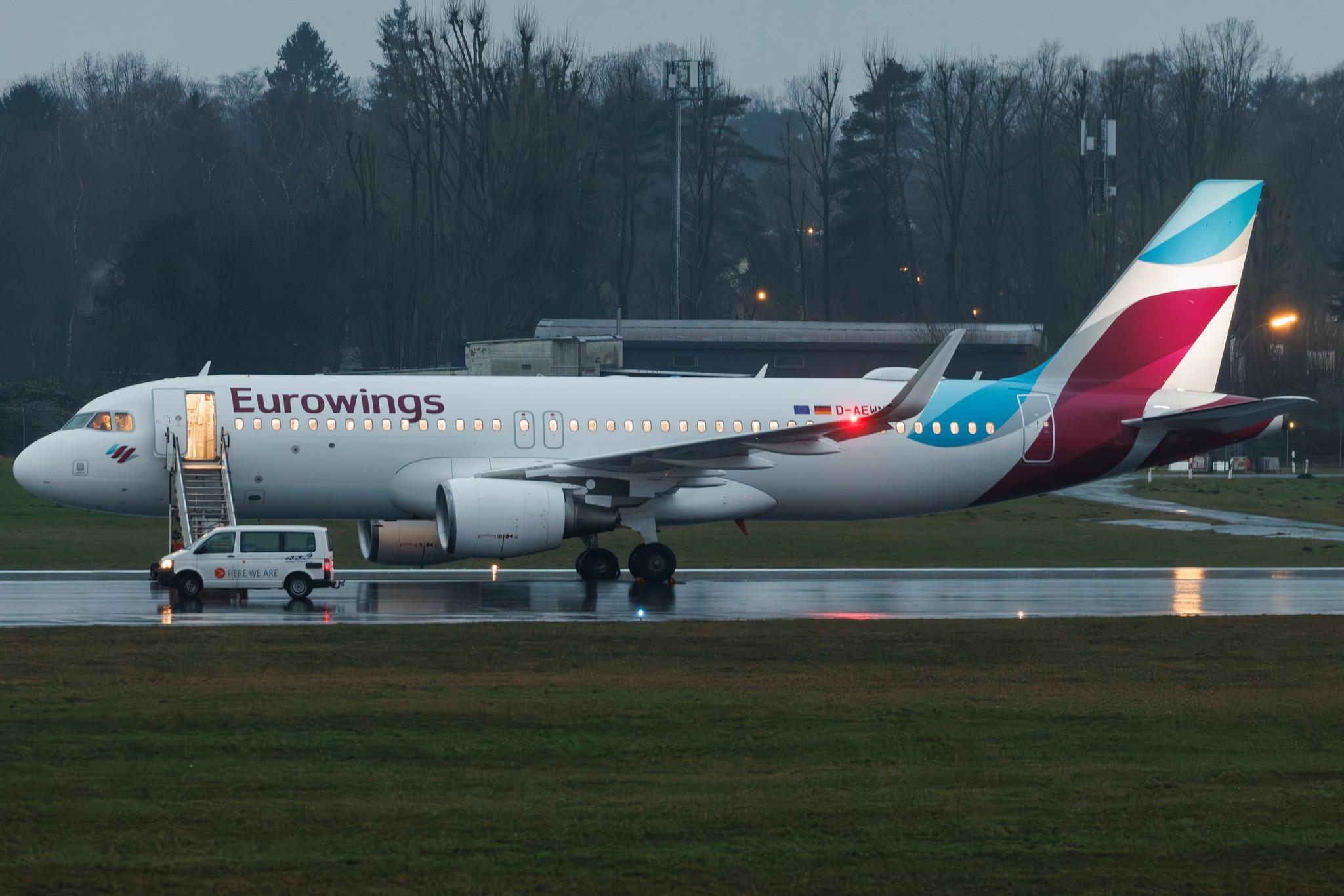Hamburg Airport: Eurowings (EW / EWG) | Airbus A320-214 A320 | D-AEWN | MSN 7393