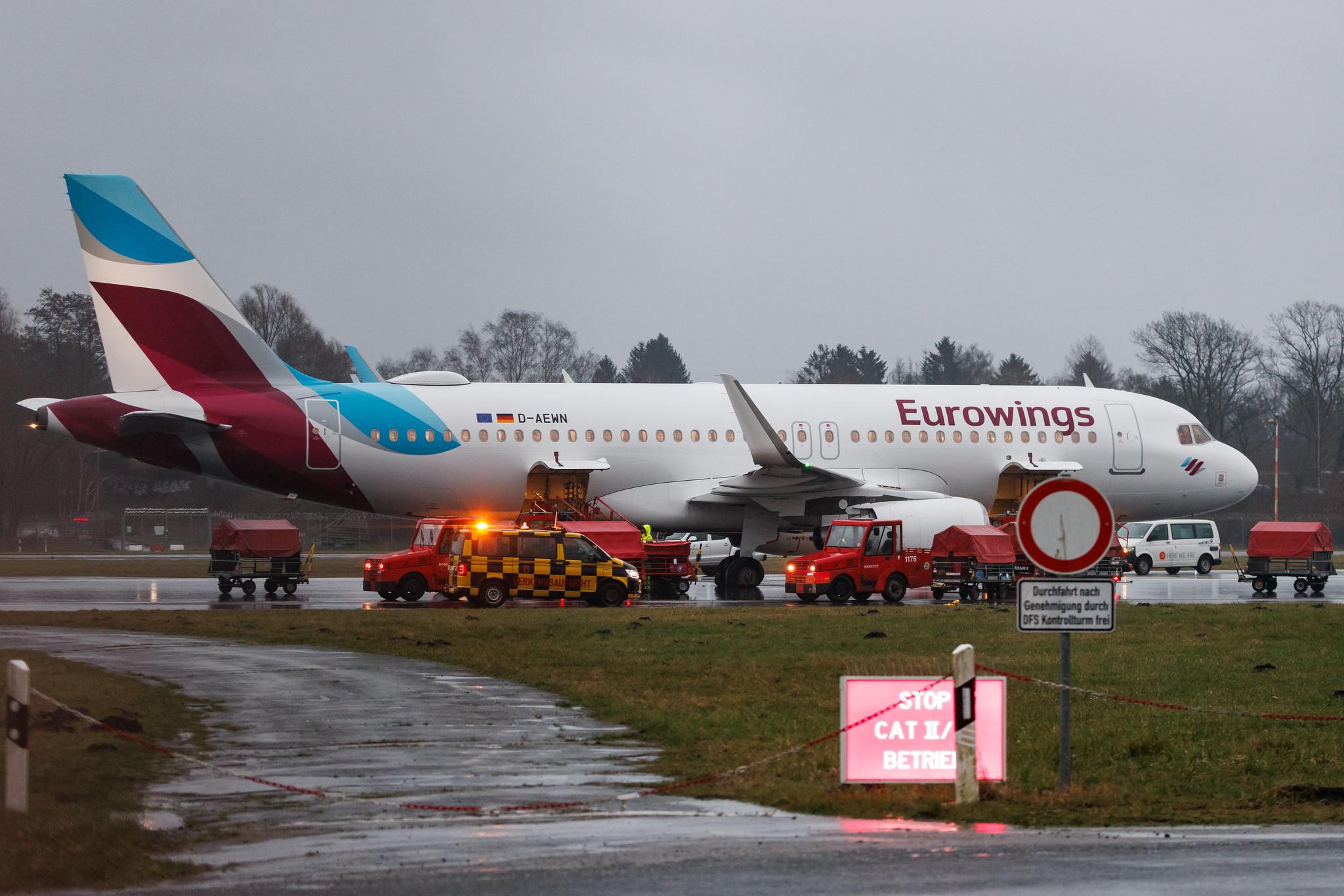 Hamburg Airport: Eurowings (EW / EWG) | Airbus A320-214 A320 | D-AEWN | MSN 7393