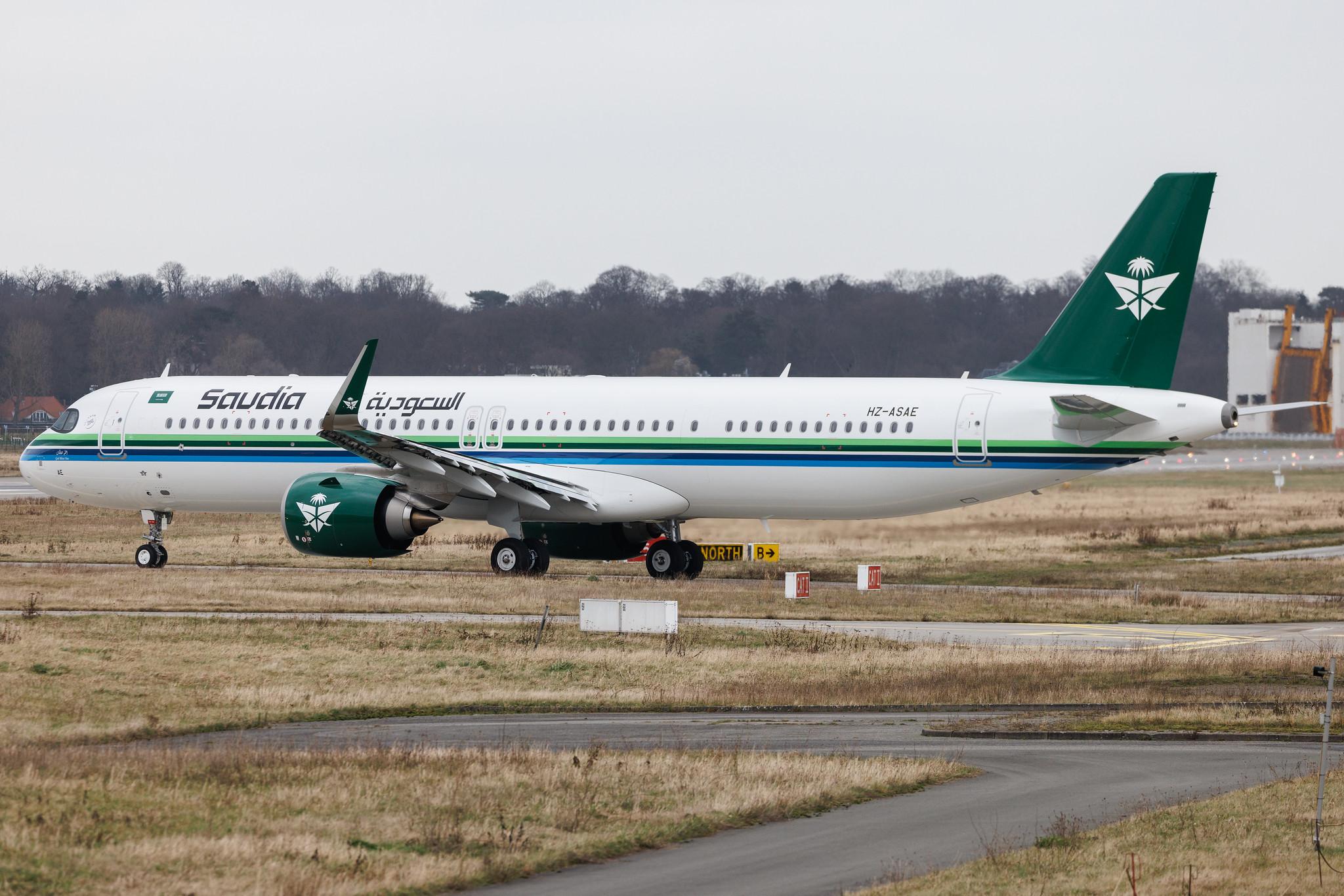 Hamburg Finkenwerder: Saudia (SV / SVA) | Airbus A321-251NX A21N | HZ-ASAE | MSN 11698