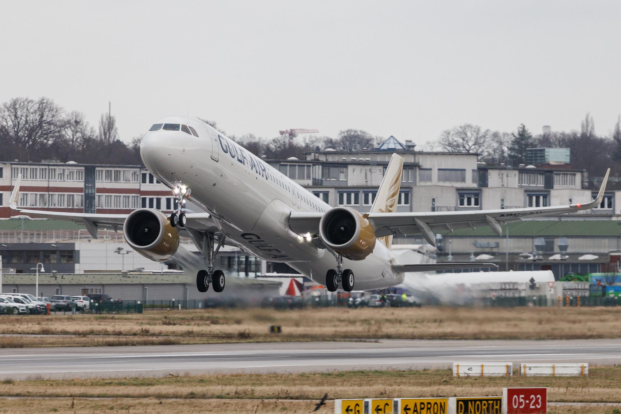 Hamburg Finkenwerder: Gulf Air (GF / GFA) | Airbus A321-253NX A21N | A9C-XD | MSN 11737
