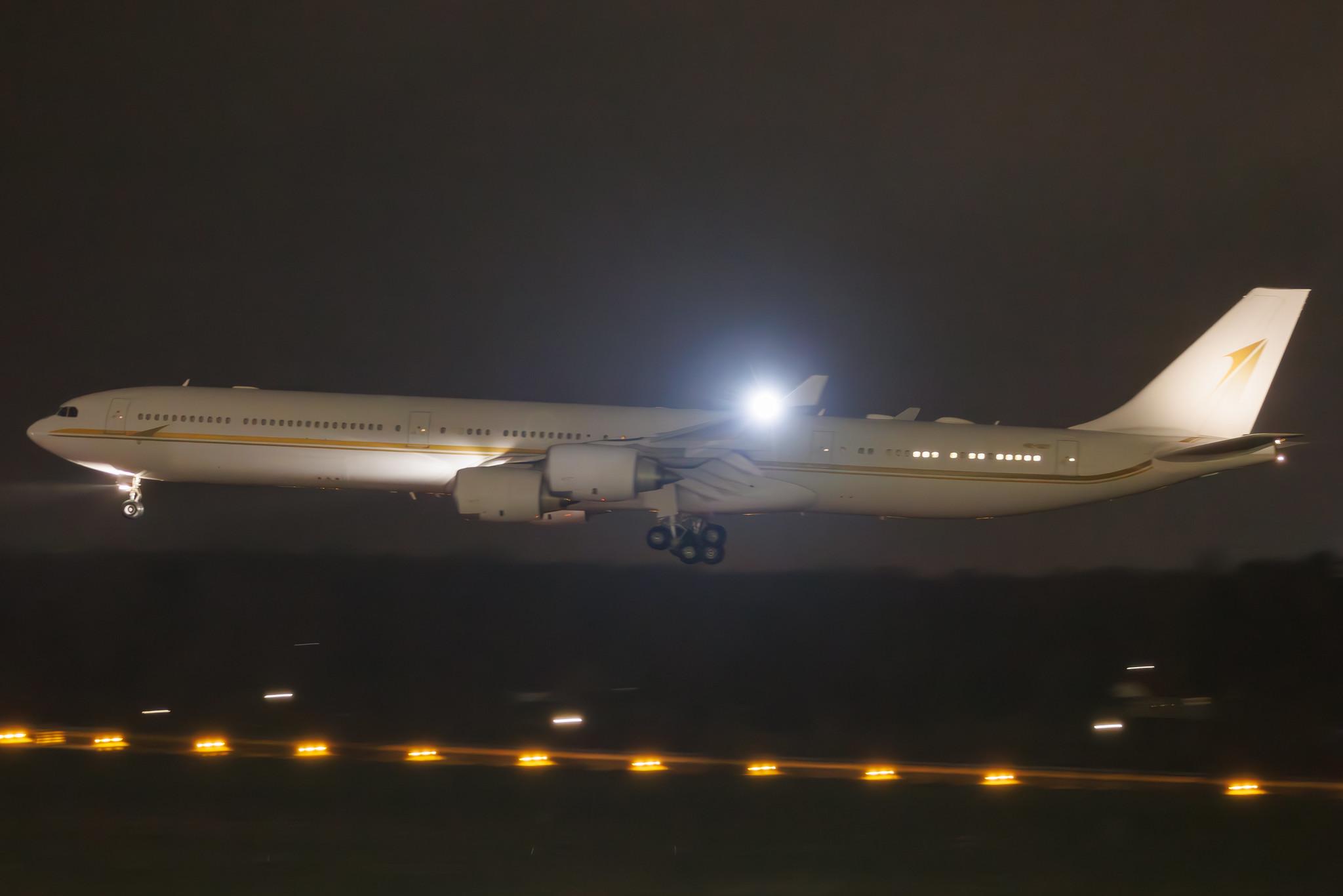 Hamburg Airport: Alpha Star (/ STT) | Airbus A340-642 A346 | HZ-SKY | MSN 0924