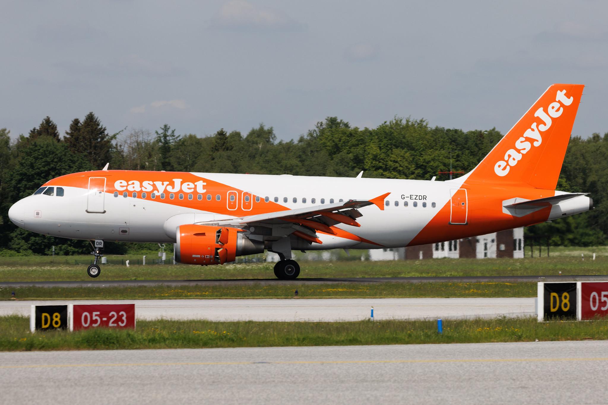 Hamburg Airport: easyJet (U2 / EZY) | Airbus A319-111 A319 | G-EZDR | MSN 3683