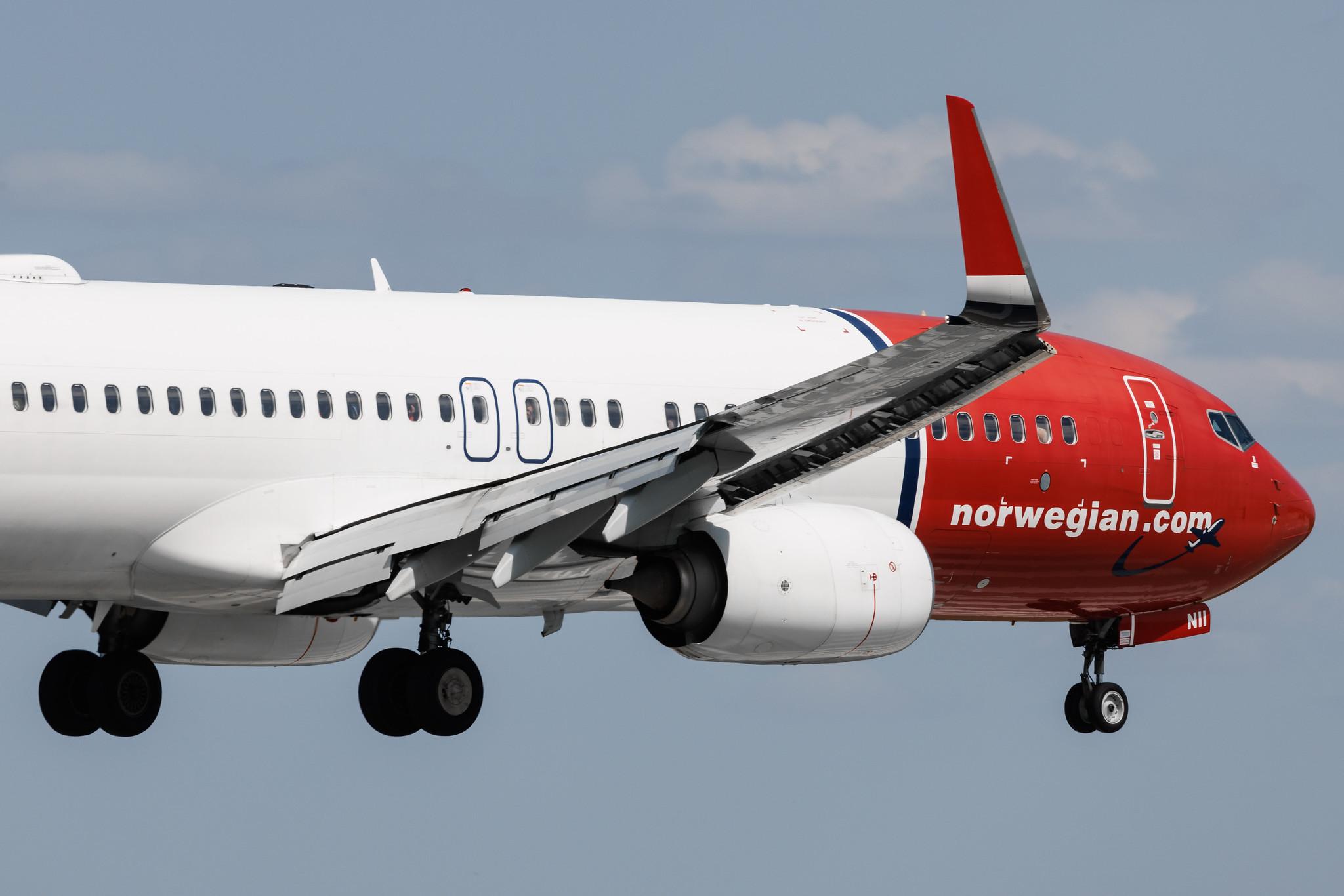 Warsaw Chopin Airport: Norwegian (DY / NOZ) | Boeing 737-8JP B738 | LN-NII | MSN 43877