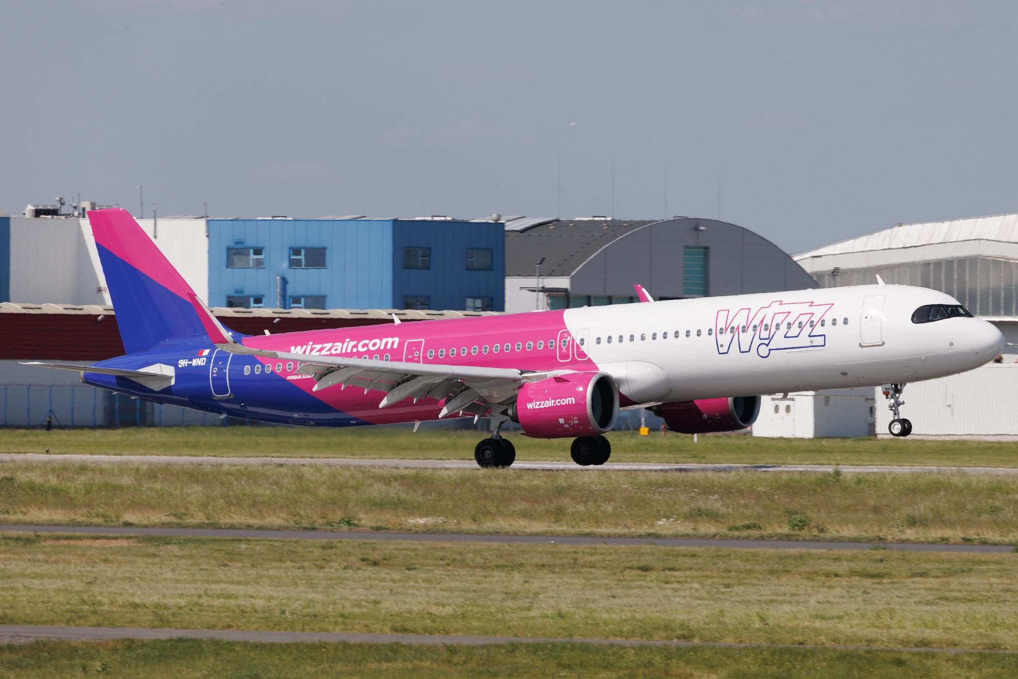 Warsaw Chopin Airport: Wizz Air (W6 / WZZ) | Operator: Wizz Air Malta | Airbus A321-271NX A21N | 9H-WND | MSN 11724
