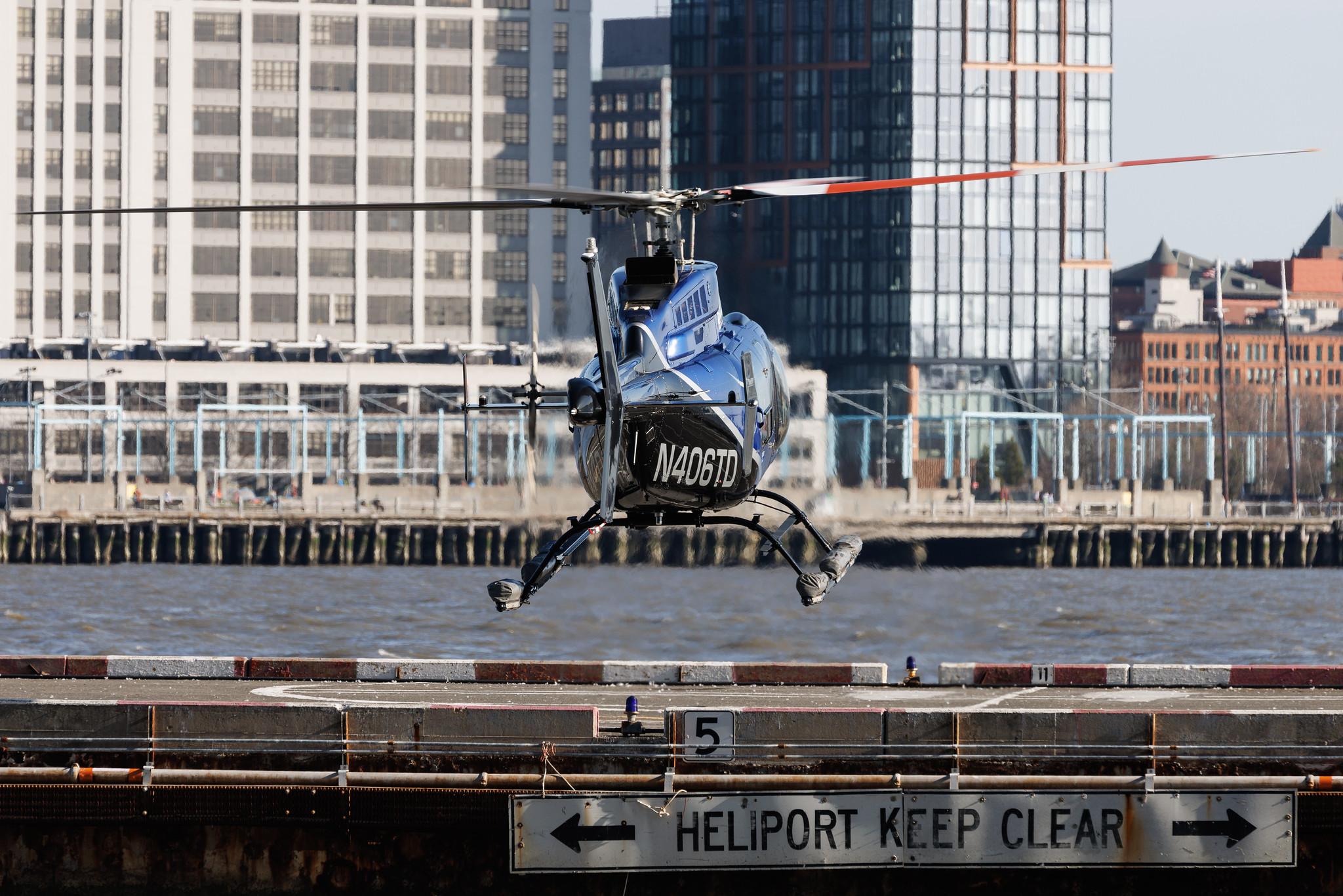 New York Downtown Manhattan Heliport: Helicopter Flight Services | Bell 407 B407 | N406TD | MSN 53745