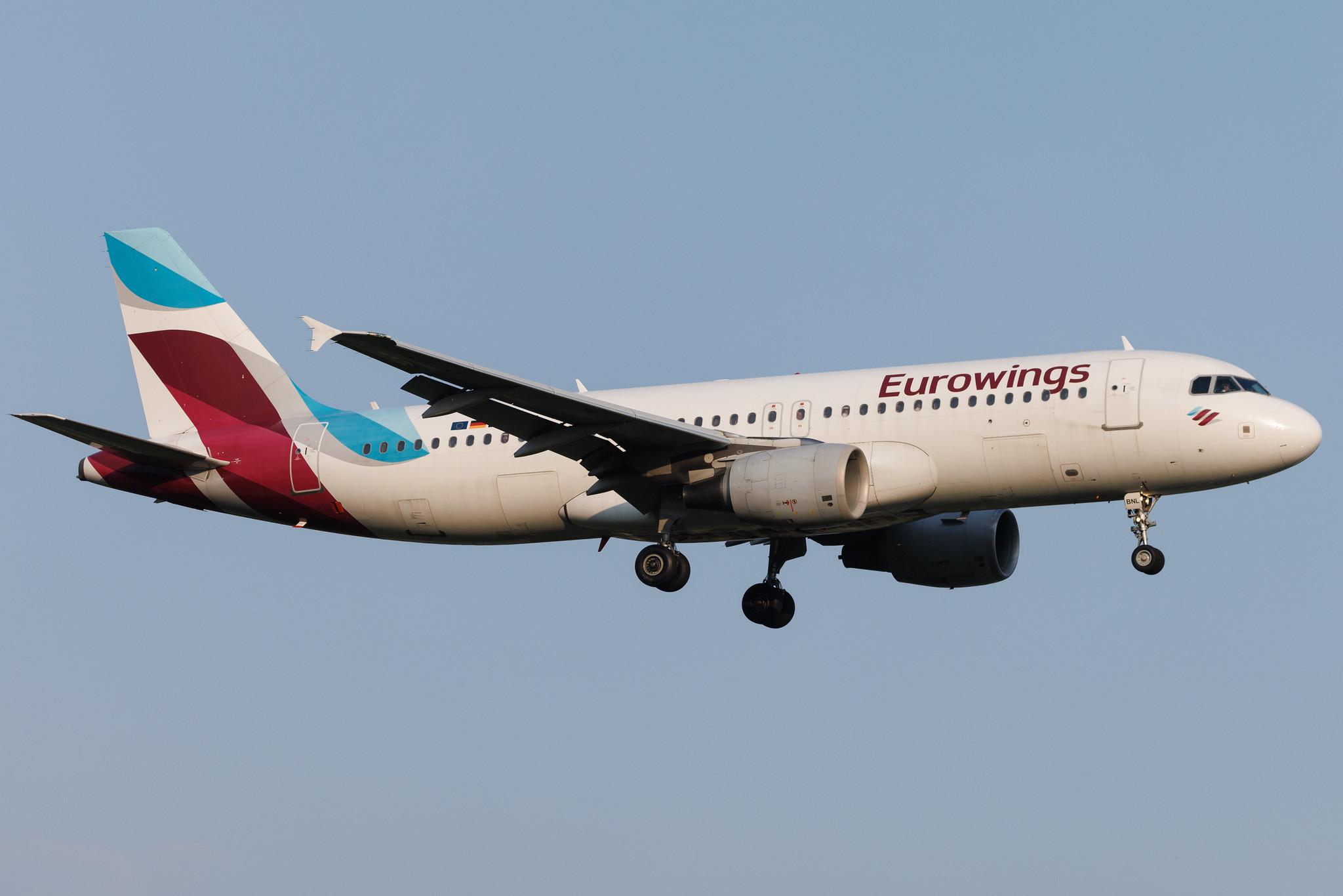 Hamburg Airport: Eurowings (EW / EWG) | Airbus A320-214 A320 | D-ABNL | MSN 1852