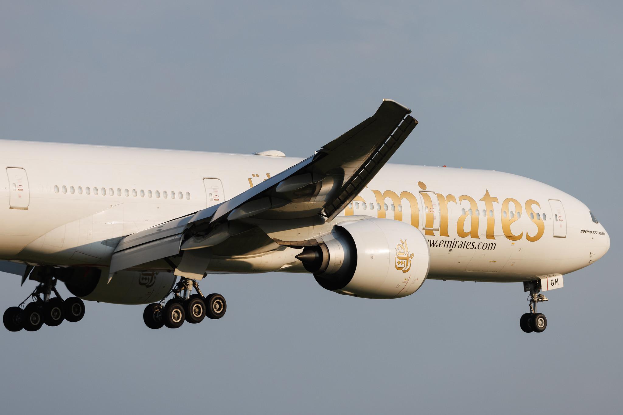 Hamburg Airport: Emirates (EK / UAE) | Boeing 777-31H(ER) B77W | A6-EGM | MSN 41073