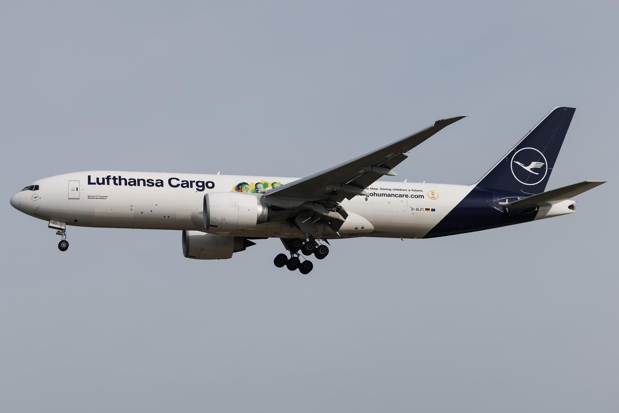 Frankfurt Airport: Lufthansa Cargo (/ GEC) | Livery: Cargo Human Care Livery | Boeing 777-F B77L | D-ALFI | MSN 66912