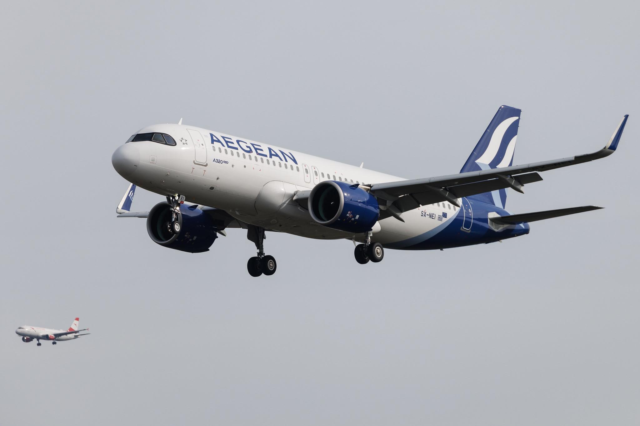 Frankfurt Airport: Aegean Airlines (A3 / AEE) | Airbus A320-271N A20N | SX-NEI | MSN 11338