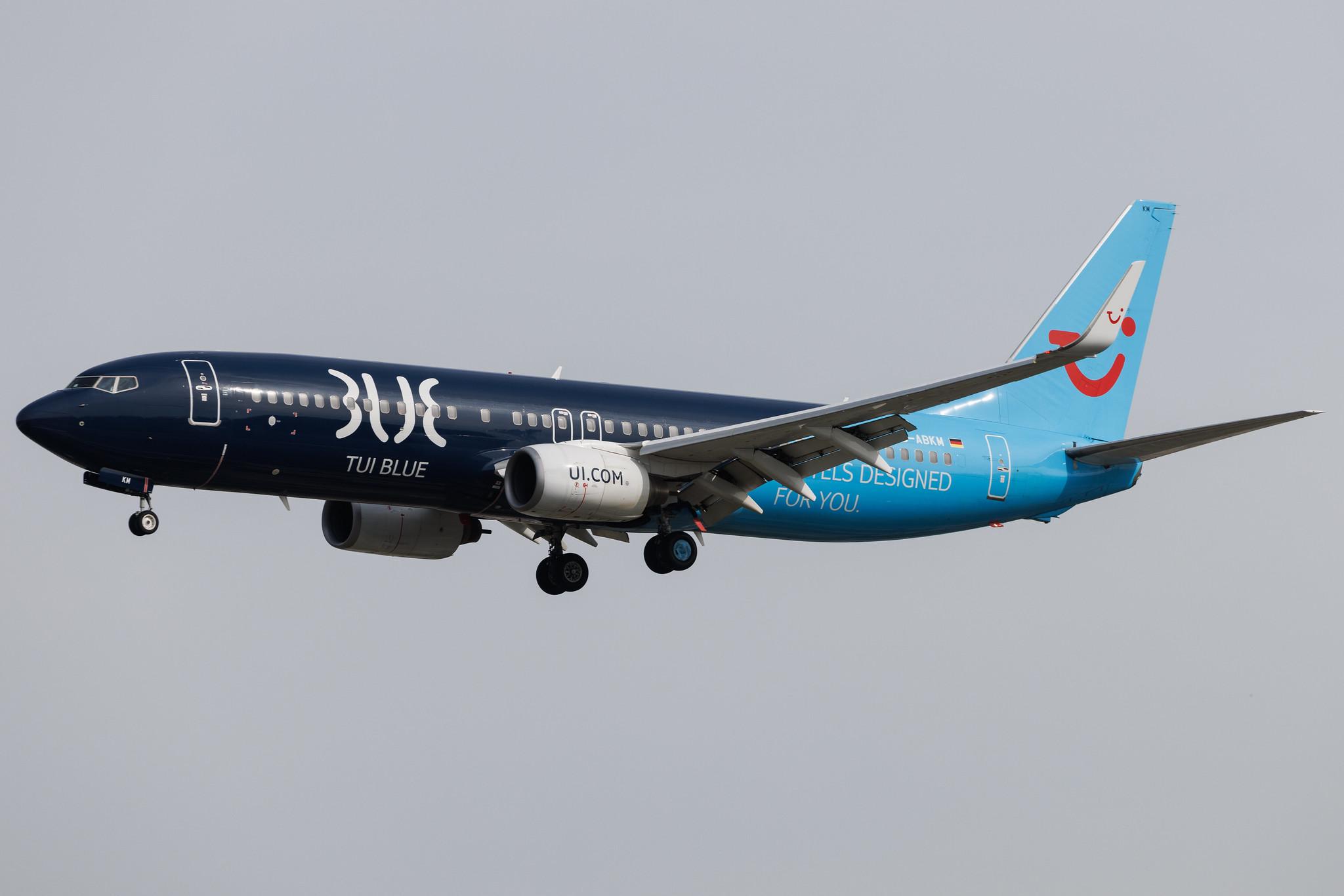 Frankfurt Airport: TUI (X3 / TUI) | Livery: TUI Blue Livery | Operator: TUI fly | Boeing 737-86J B738 | D-ABKM | MSN 37755