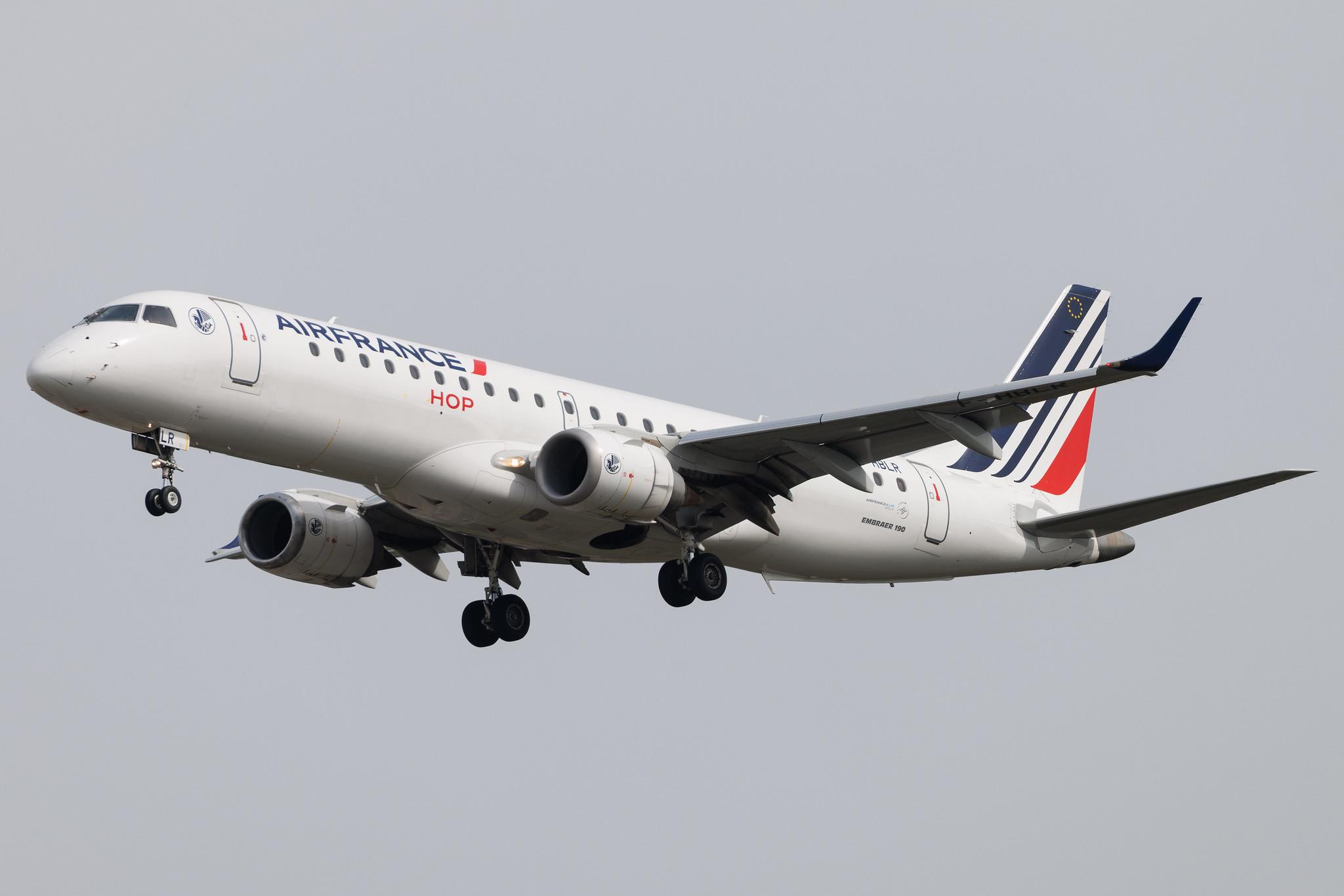 Frankfurt Airport: Air France (AF / AFR) | Operator: Air France Hop | Embraer E190STD E190 | F-HBLR | MSN 19000322