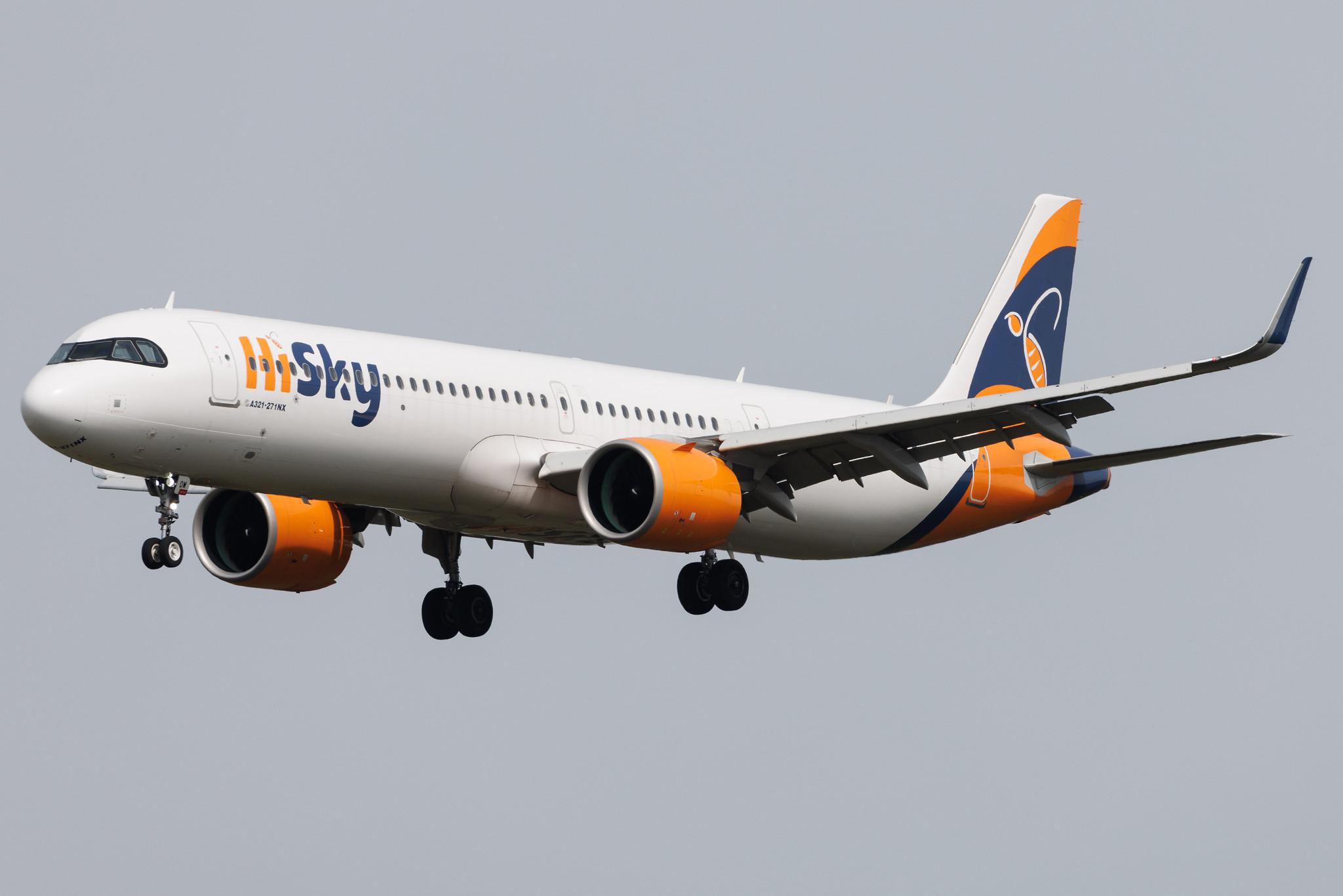 Frankfurt Airport: HiSky (H7 / HYM) | Operator: HiSky Europe | Airbus A321-271NX A21N | YR-WOW | MSN 10928