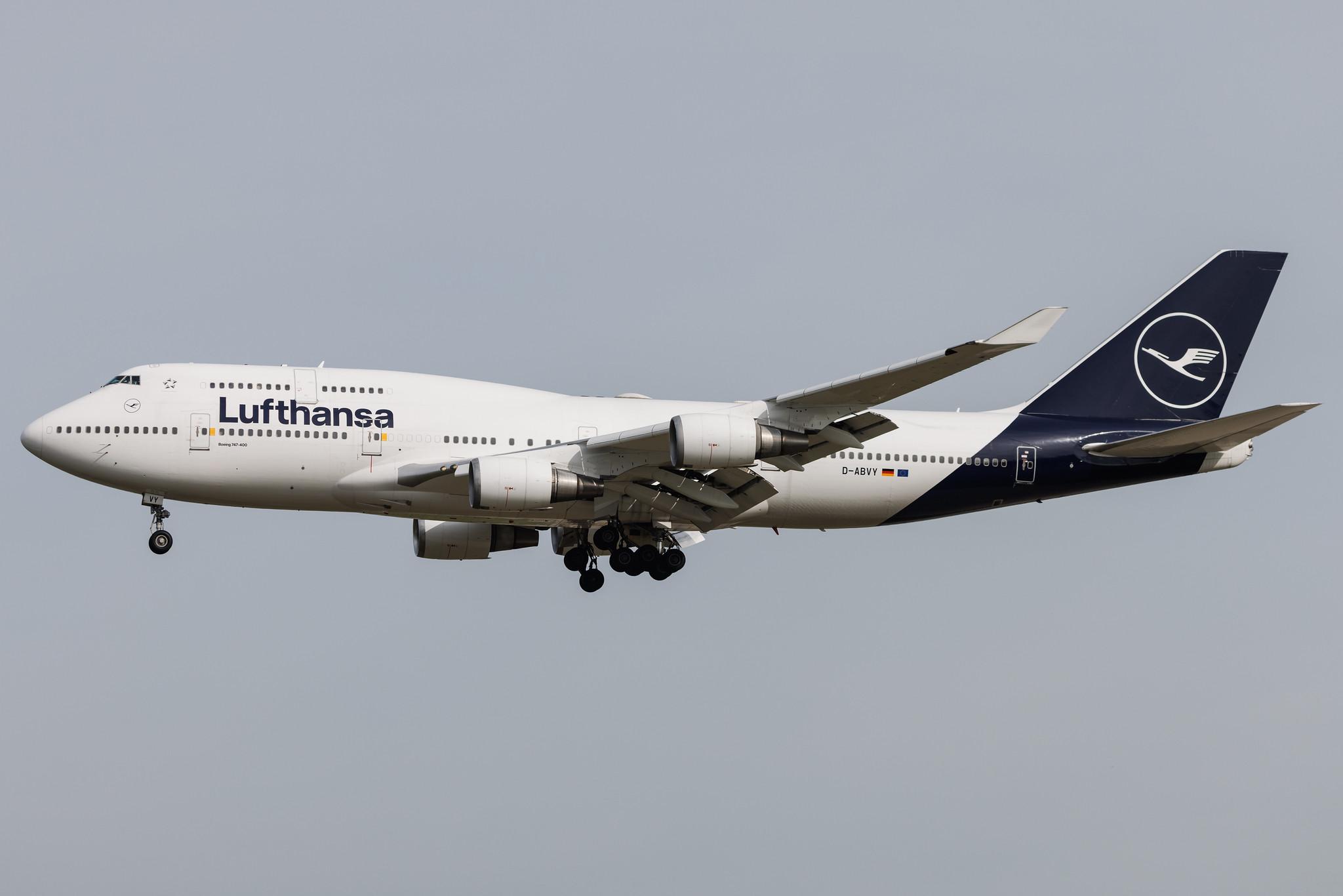 Frankfurt Airport: Lufthansa (LH / DLH) | Boeing 747-430 B744 | D-ABVY | MSN 29869