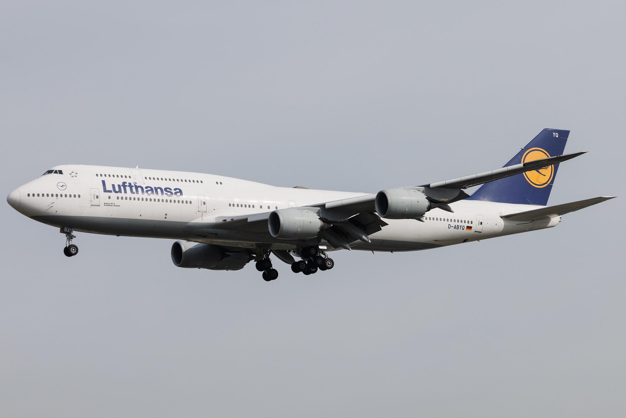 Frankfurt Airport: Lufthansa (LH / DLH) | Boeing 747-830 B748 | D-ABYQ | MSN 37840