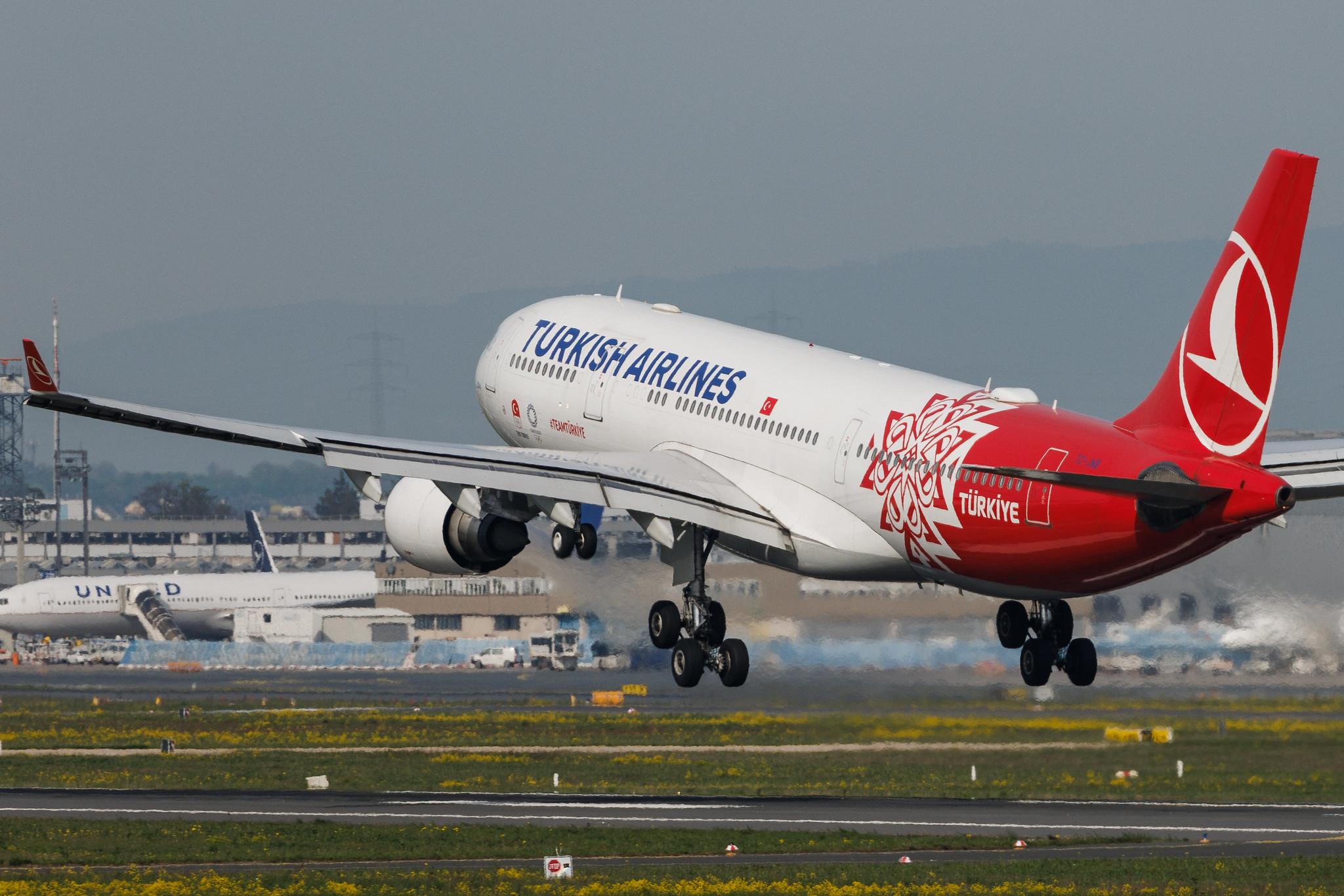 Frankfurt Airport: Turkish Airlines (TK / THY) | Livery: Team Türkiye Livery | Airbus A330-203 A332 | TC-JNB | MSN 0704