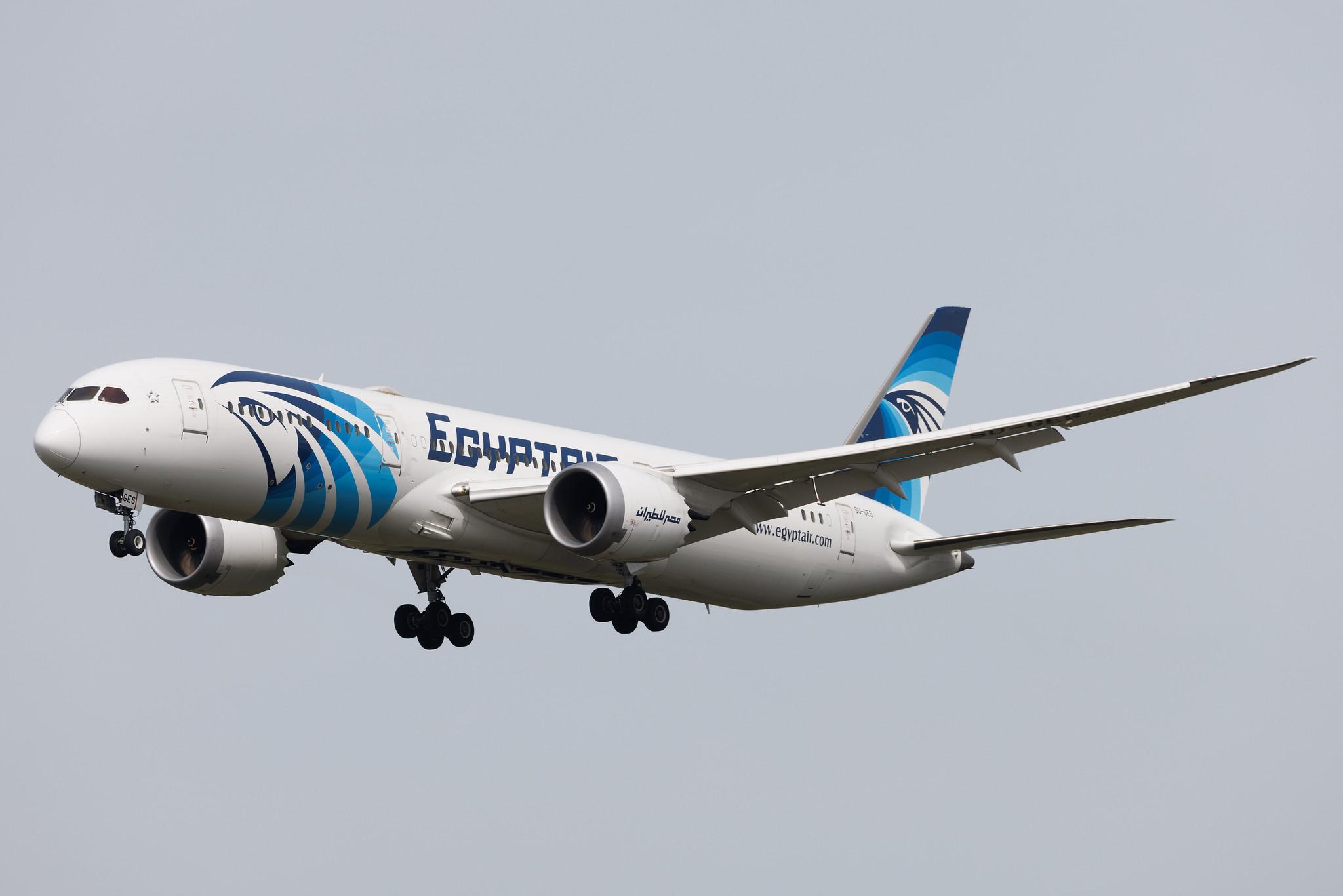 Frankfurt Airport: EgyptAir (MS / MSR) | Boeing 787-9 Dreamliner B789 | SU-GES | MSN 38799
