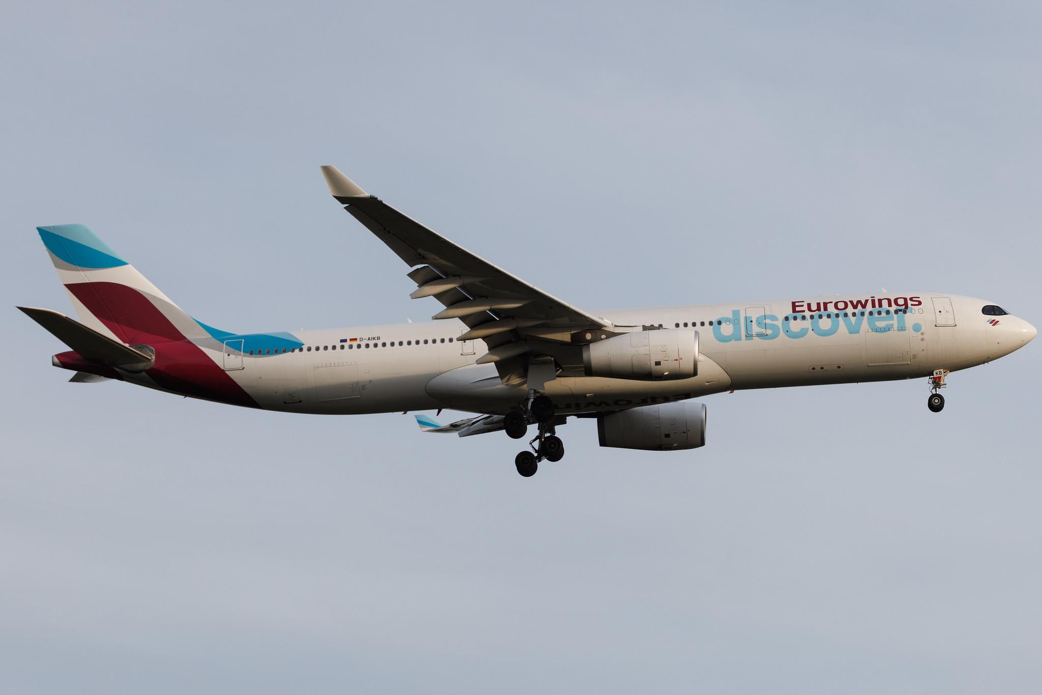 Frankfurt Airport: Eurowings Discover (4Y / OCN) | Airbus A330-343 A333 | D-AIKB | MSN 0576