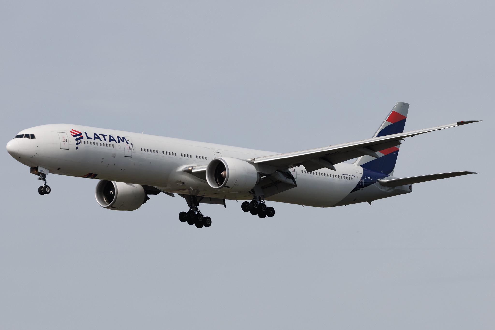 Frankfurt Airport: LATAM Brasil (JJ / TAM) | Boeing 777-32W(ER) B77W | PT-MUF | MSN 38887