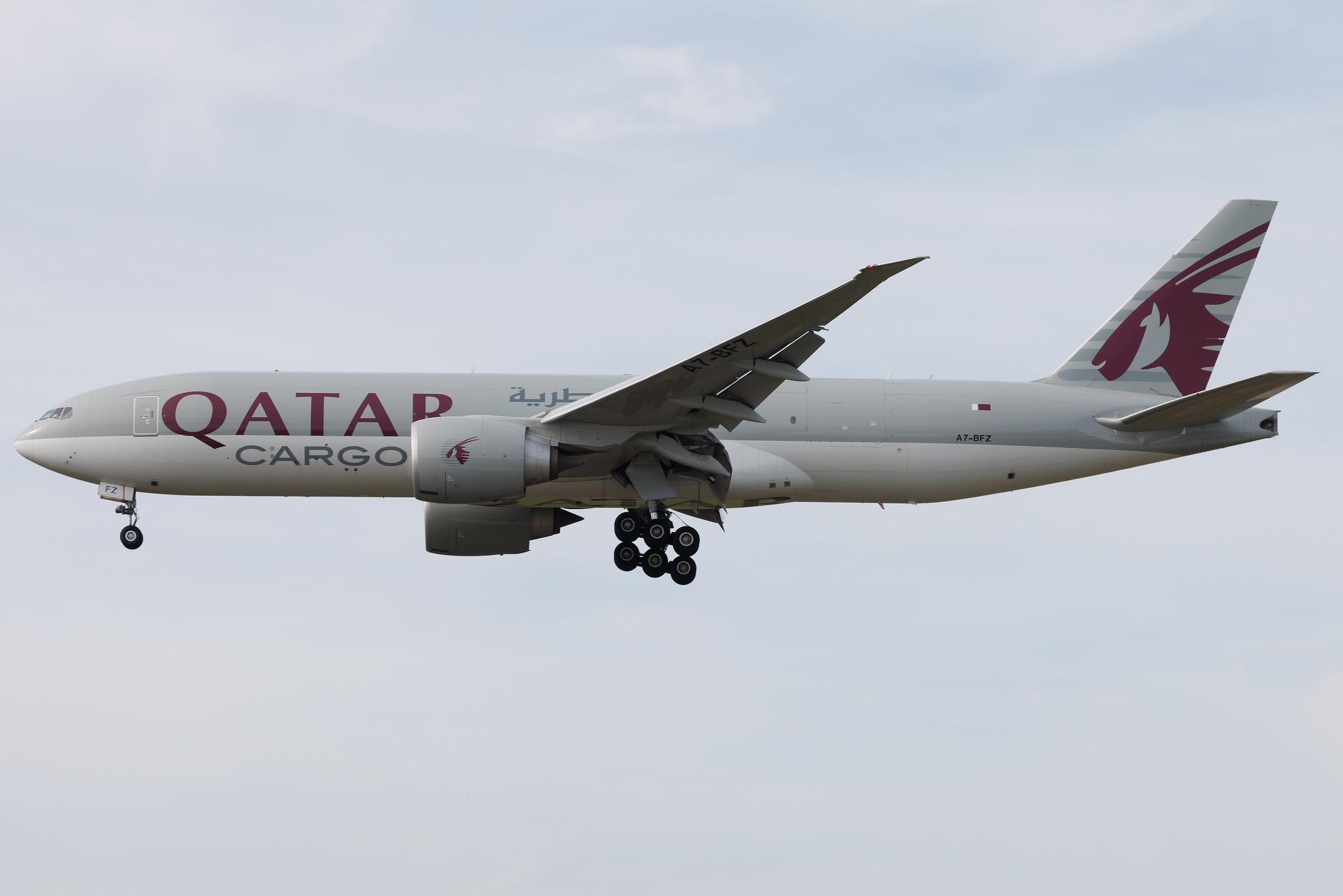 Frankfurt Airport: Qatar Cargo (QR / QTR) | Operator: Qatar Airways | Boeing 777-F B77L | A7-BFZ | MSN 66872