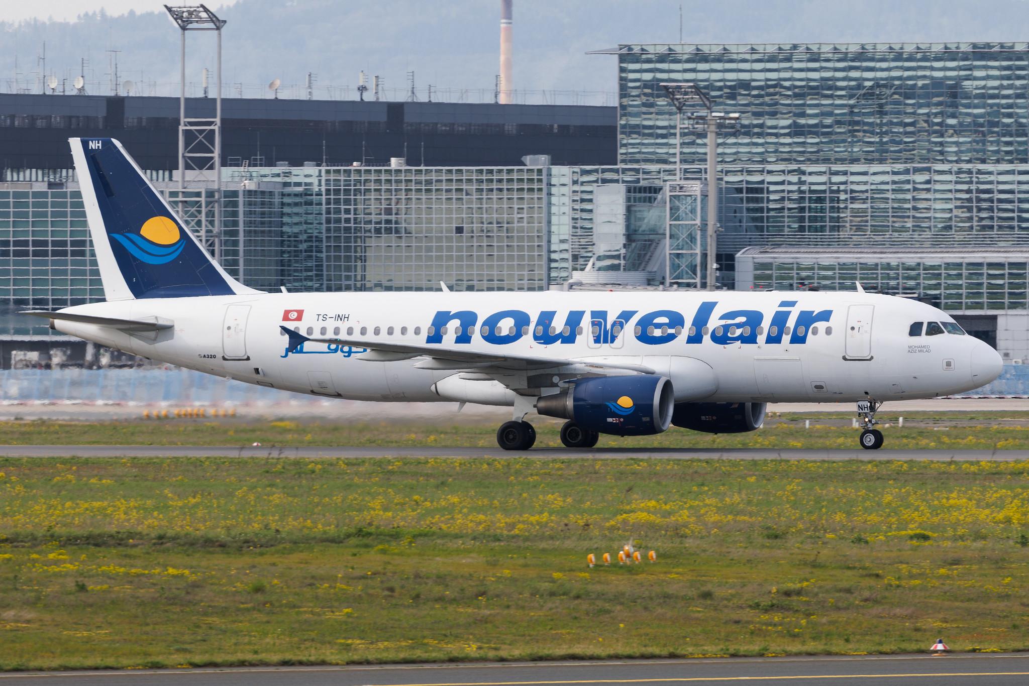 Frankfurt Airport: Nouvelair (BJ / LBT) | Operator: Nouvelair Tunisie | Airbus A320-214 A320 | TS-INH | MSN 4623