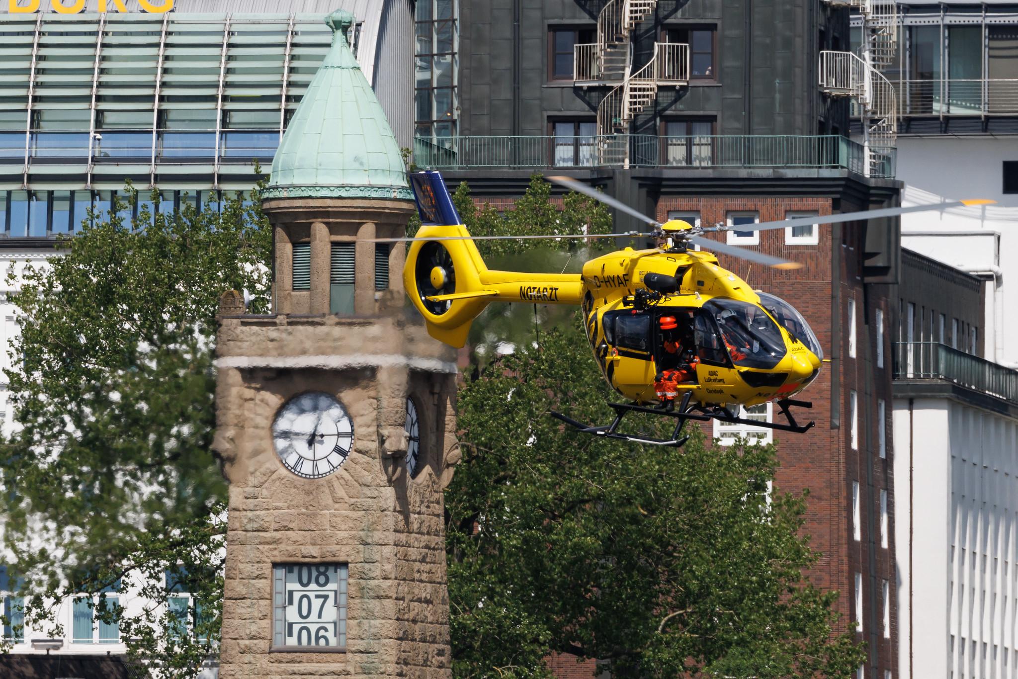 SOS Joint Rescue Operation: ADAC Luftrettung (/ CHX) | Operator: Germany - Air Ambulance | Airbus Helicopters H145 EC45 | D-HYAF | MSN 20043