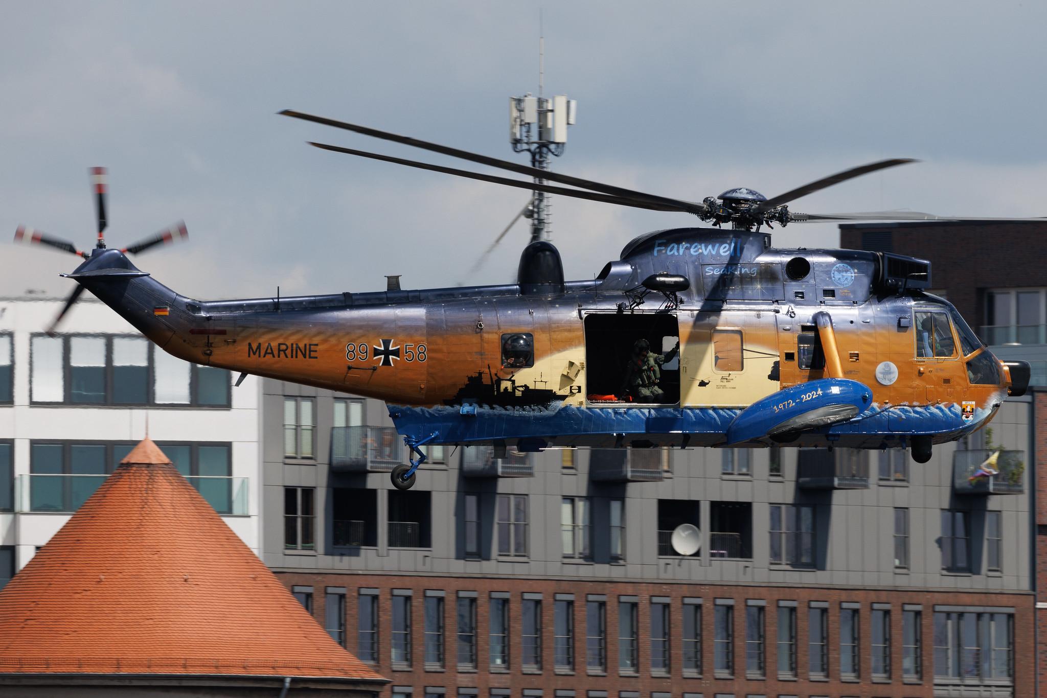 SOS Joint Rescue Operation: German Navy (/ GNY) | Westland Sea King Mk.41 | 89+58 | MSN WA759