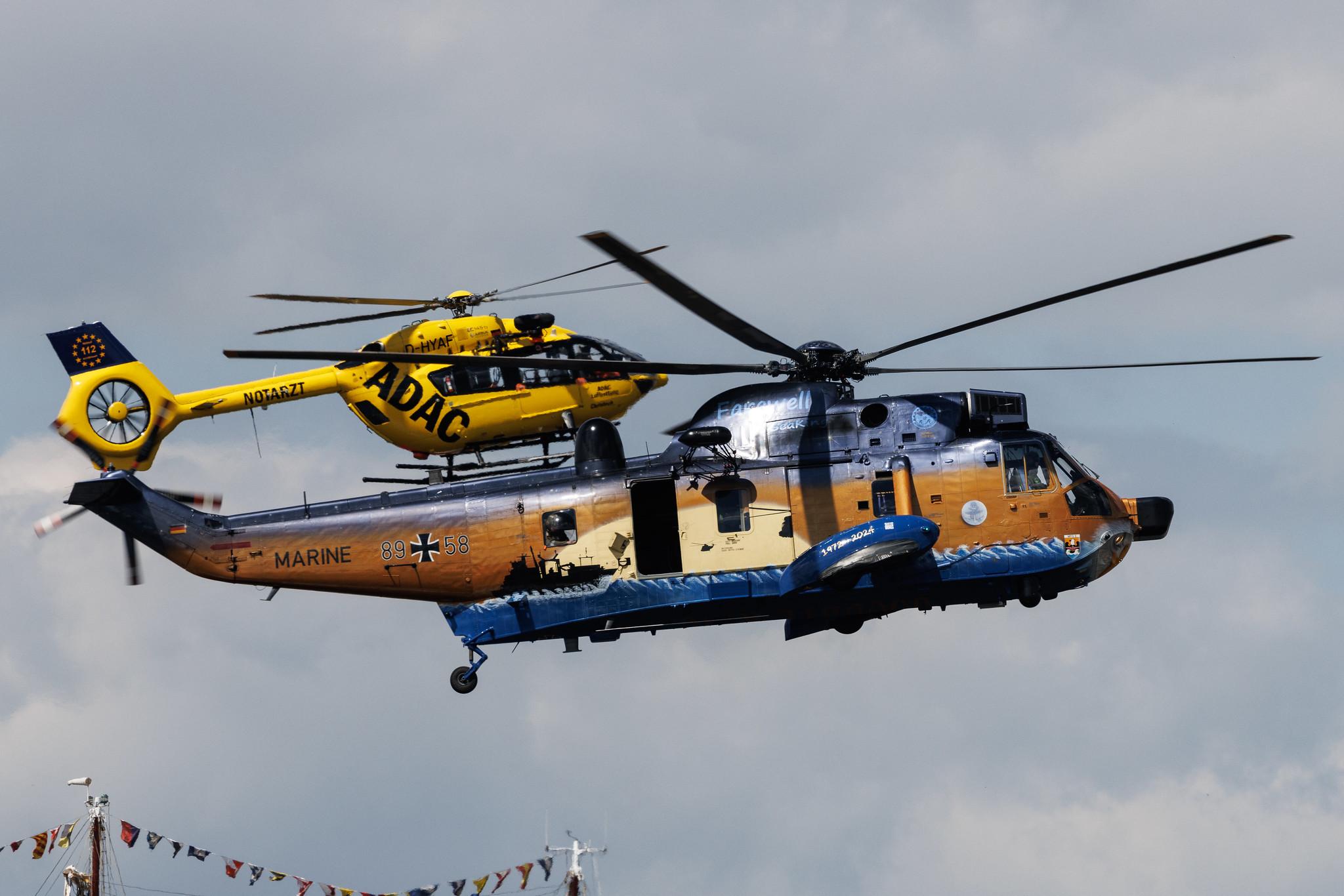 SOS Joint Rescue Operation: German Navy (/ GNY) | Westland Sea King Mk.41 | 89+58 | MSN WA759