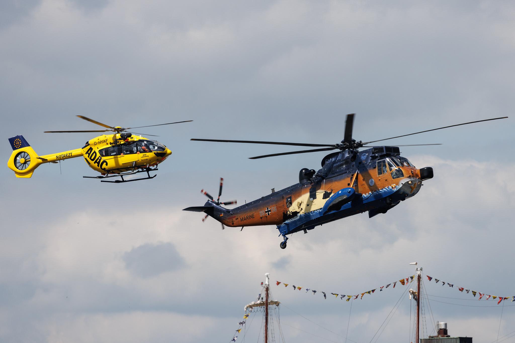SOS Joint Rescue Operation: German Navy (/ GNY) | Westland Sea King Mk.41 | 89+58 | MSN WA759