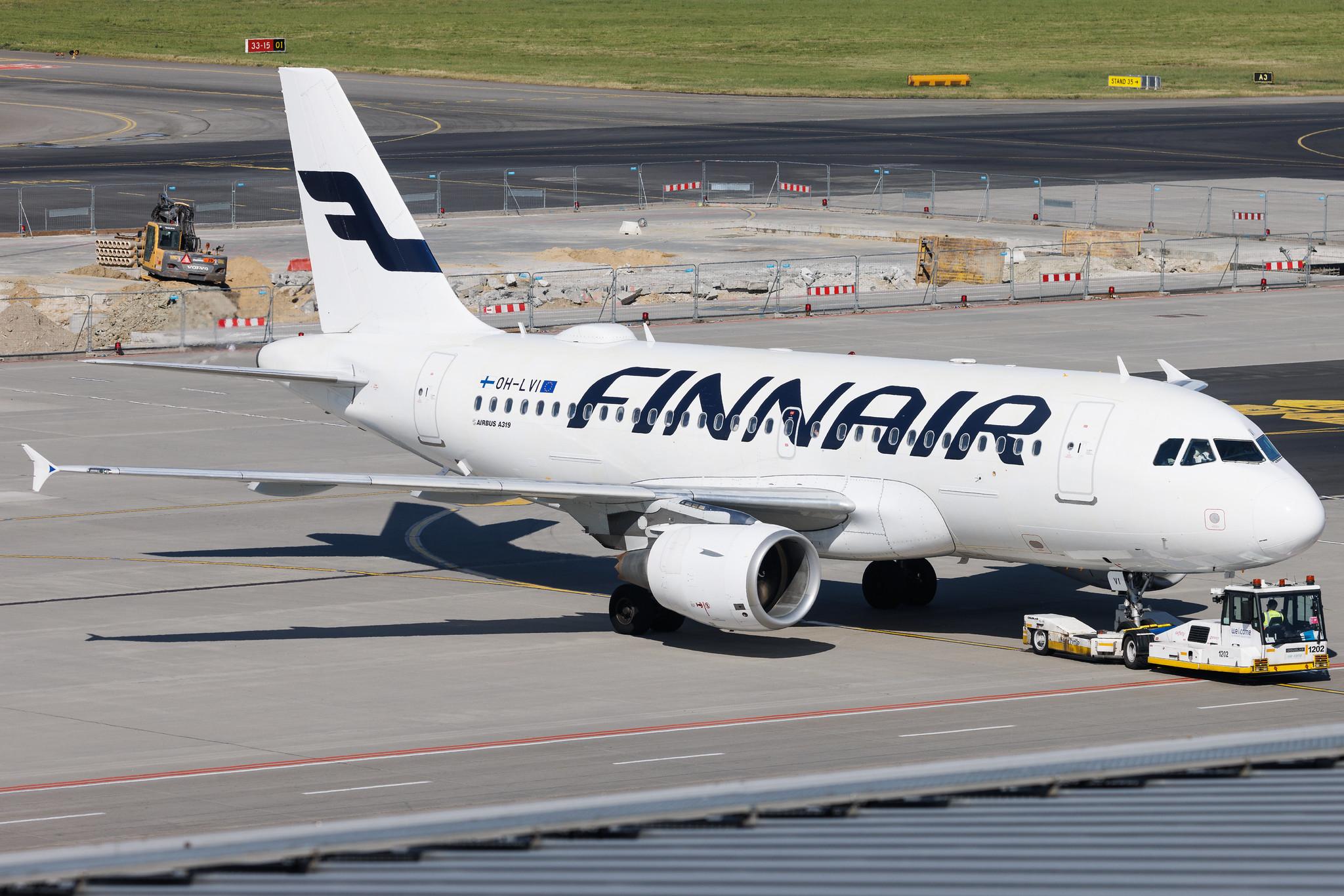 Warsaw Chopin Airport: Finnair (AY / FIN) | Airbus A319-112 A319 | OH-LVI | MSN 1364