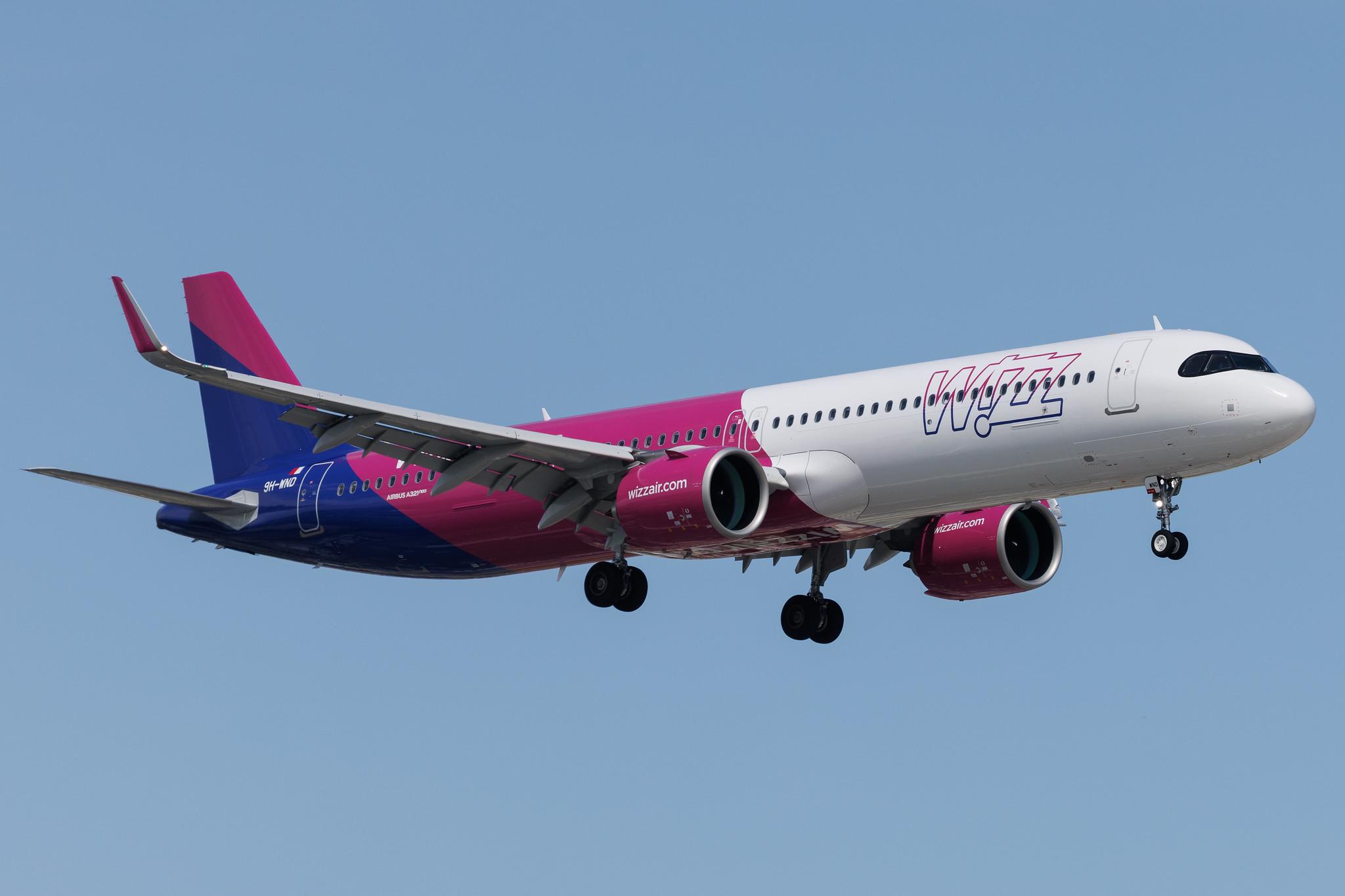 Warsaw Chopin Airport: Wizz Air (W6 / WZZ) | Operator: Wizz Air Malta | Airbus A321-271NX A21N | 9H-WND | MSN 11724