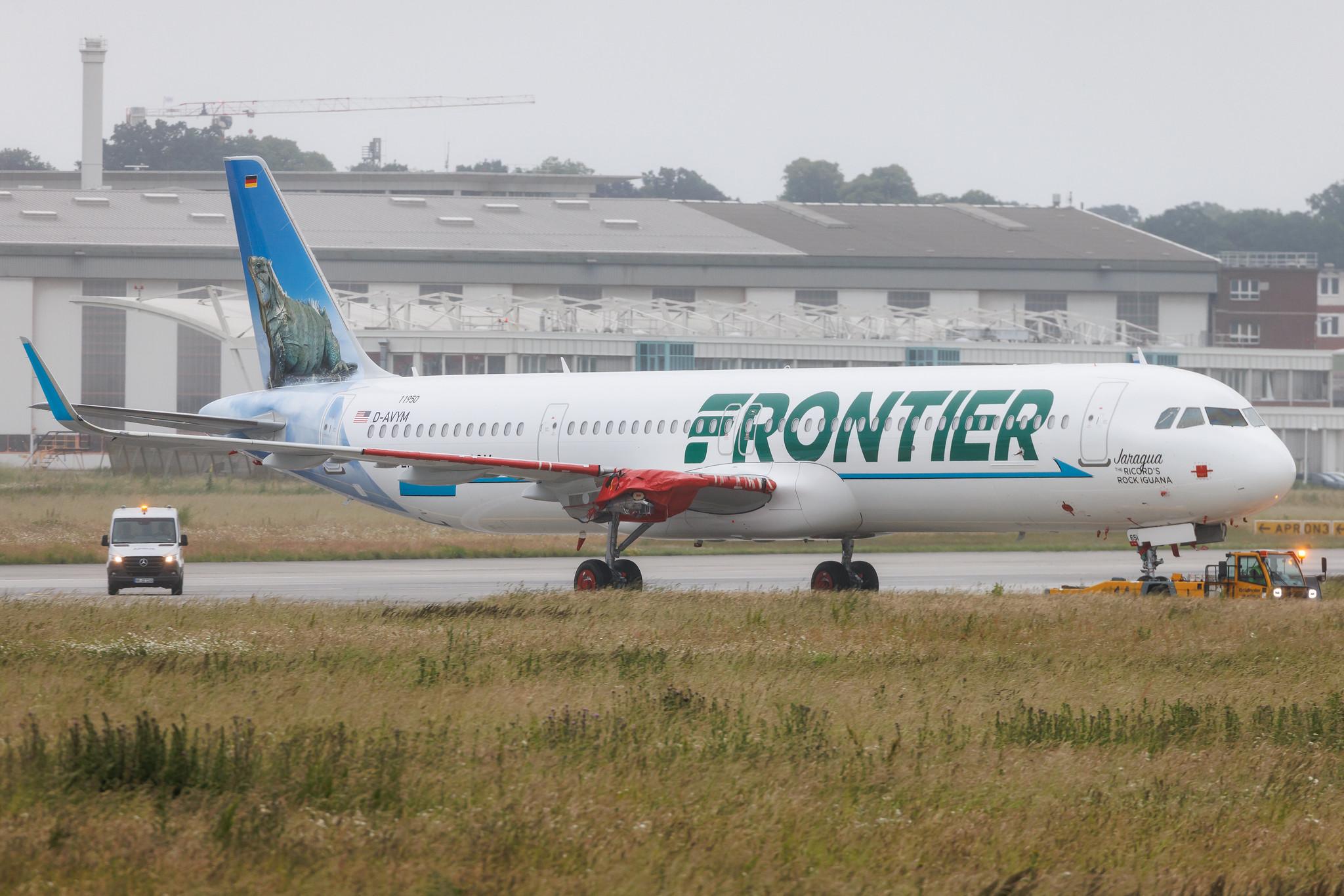 Hamburg Finkenwerder: Frontier Airlines | Airbus A321-271NX A21N | D-AVYM | N651FR | MSN 11950