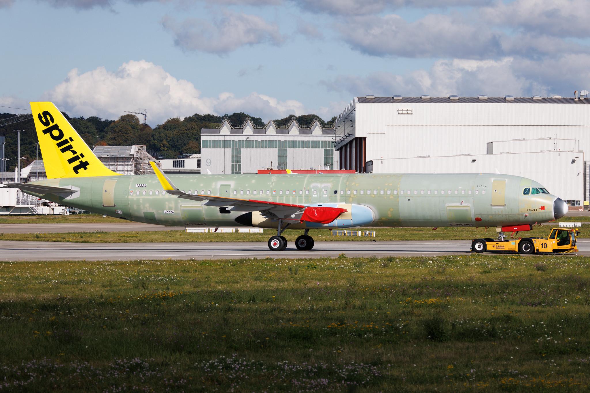 Hamburg Finkenwerder: Spirit Airlines (NK / NKS) | Airbus A321-271NX A21N | D-AVZB | MSN 12324