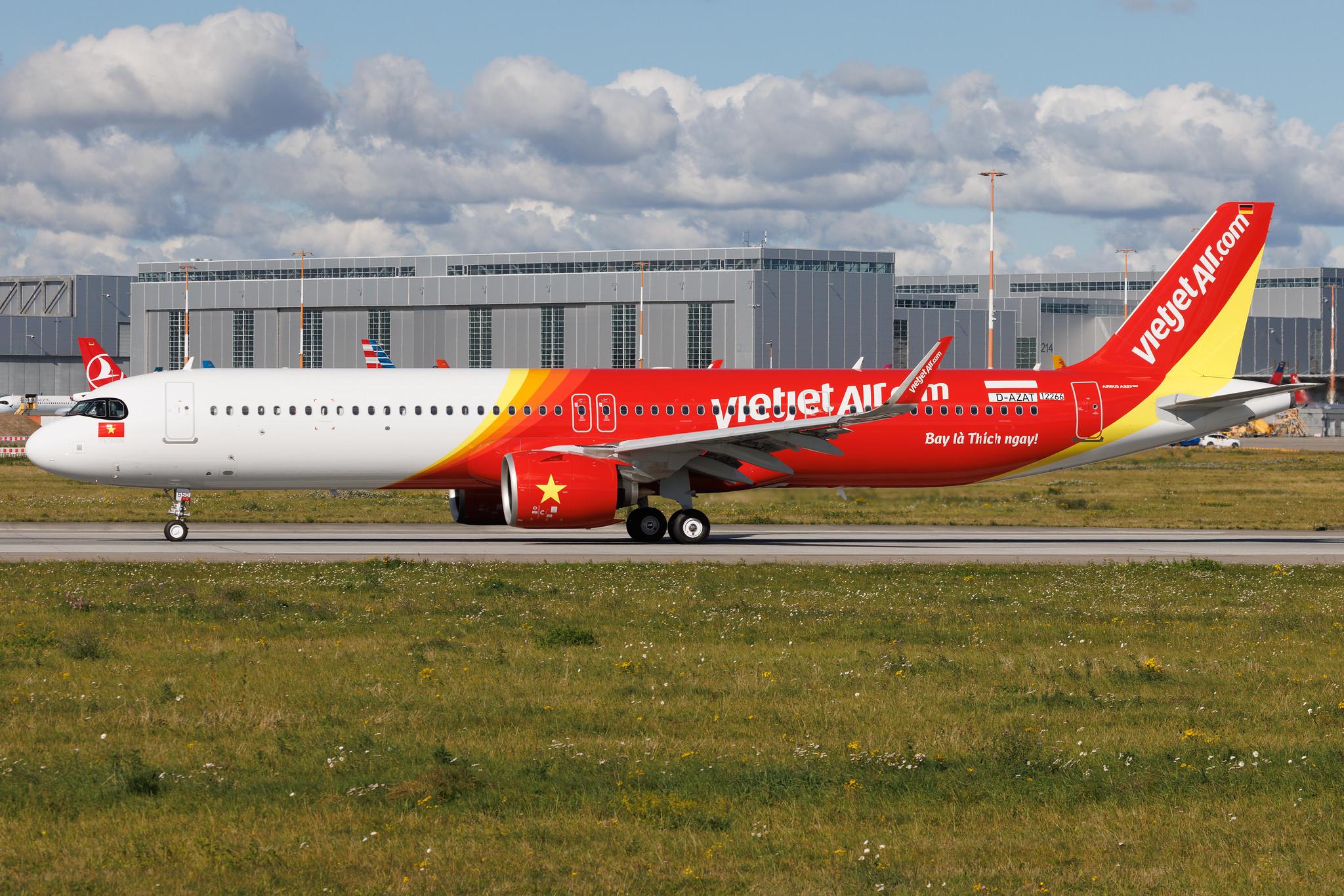 Hamburg Finkenwerder: VietJetAir (VJ / VJC) | Airbus A321-271NX A21N | D-AZAT | VN-A550 | MSN 12266