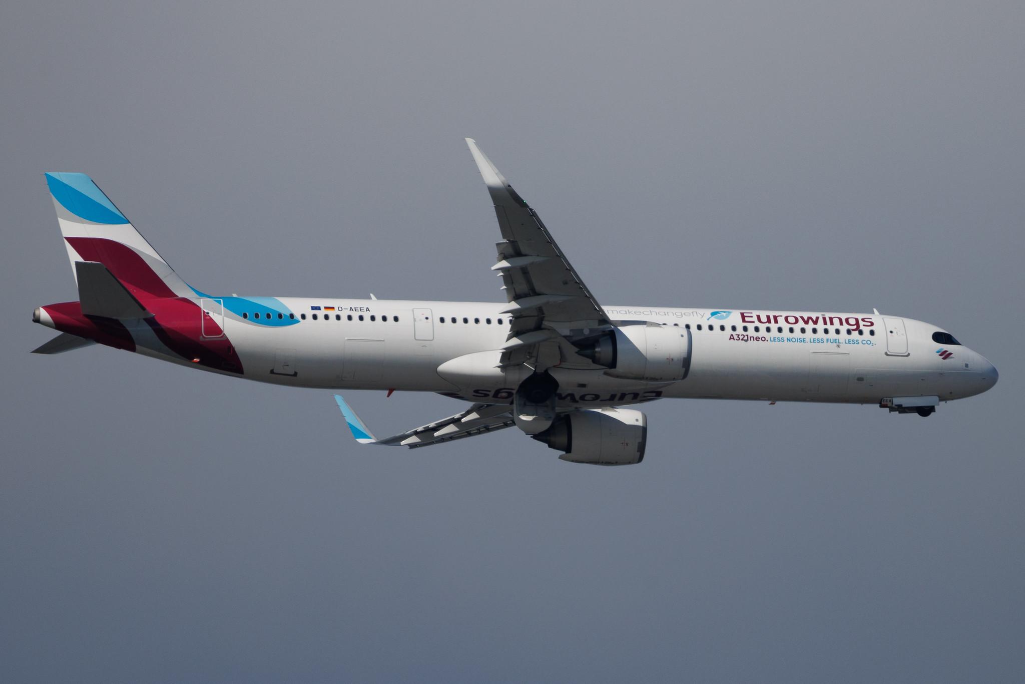 Hamburg Finkenwerder: Eurowings (EW / EWG) | Airbus A321-251NX A21N | D-AEEA | MSN 11412
