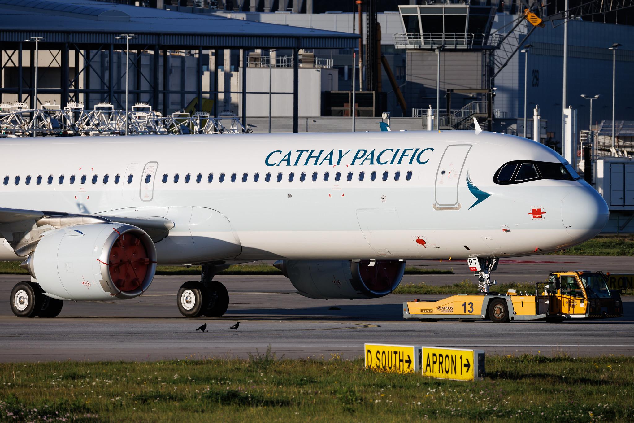 Hamburg Finkenwerder: Cathay Pacific (CX / CPA) | Airbus A321-251NX A21N | D-AZWD | B-HPT | MSN 12072