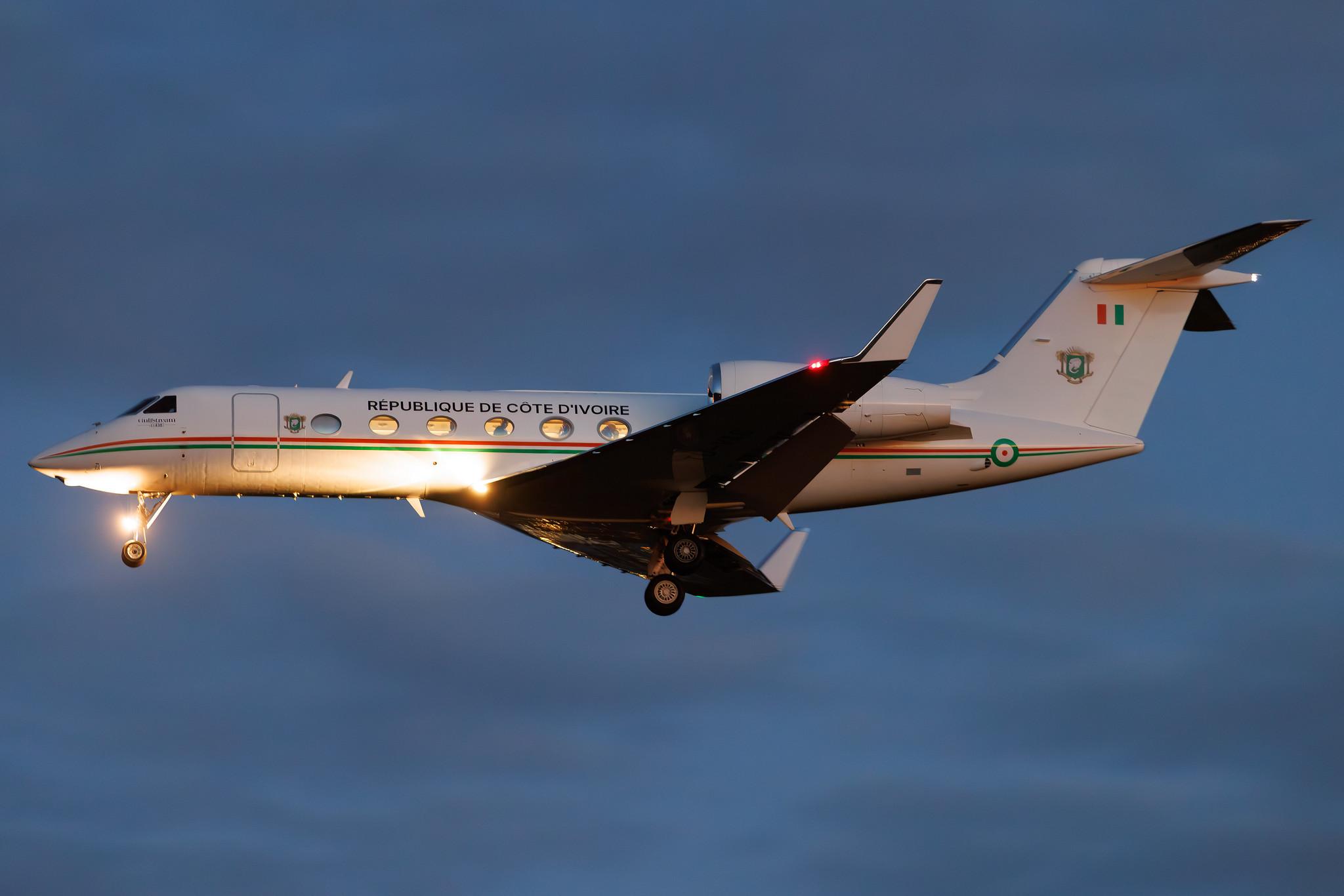 Hamburg Airport: Ivory Coast - Air Force | Gulfstream G450 GLF4 | TU-VAG | MSN 4237