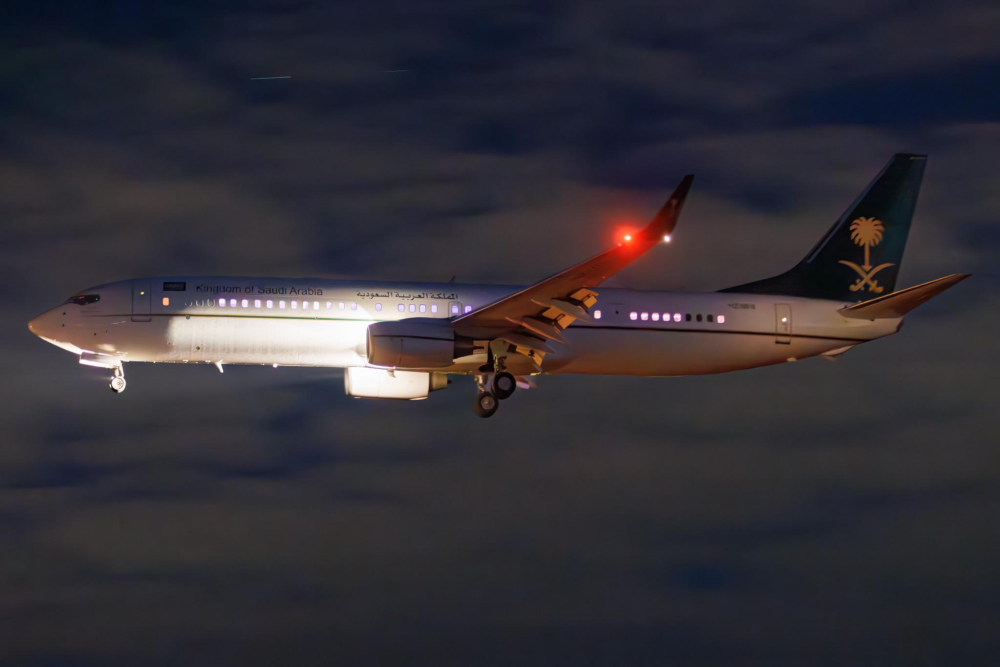 Hamburg Airport: Saudia Royal Fleet (SV / SVA) | Operator: Saudia | Boeing 737-9FG(ER)(BBJ3) B739 | HZ-MF6 | MSN 39318