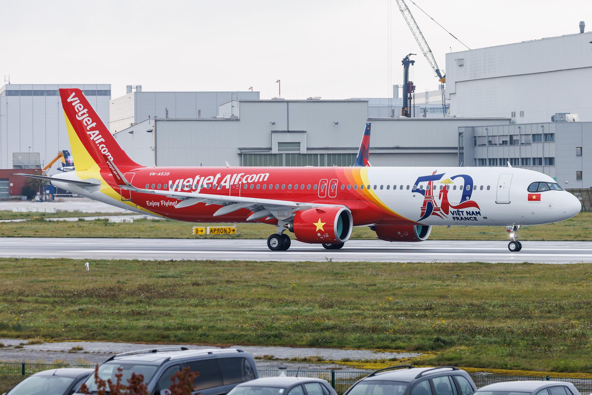 Hamburg Finkenwerder: VietJet Air (VJ / VJC) | Airbus A321-271NX A21N | VN-A539 | MSN 12188