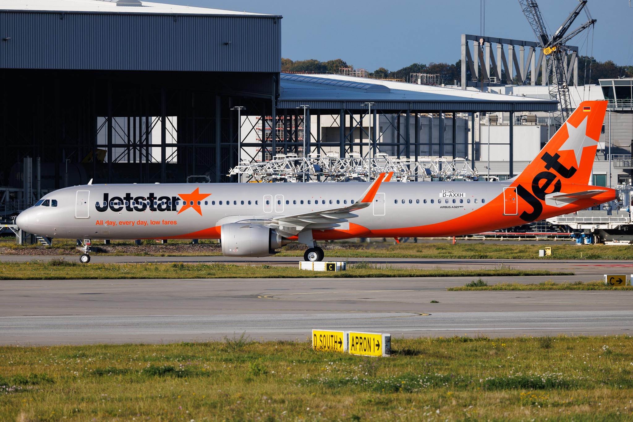 Hamburg Finkenwerder: Jetstar Airways (JQ / JST) | Airbus A321-251NX A21N | D-AXXH | VH-OYR | MSN 12160