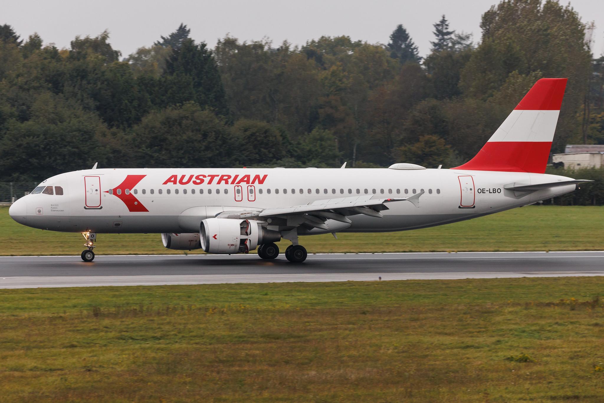 Hamburg Airport: Austrian Airlines (OS / AUA) | Livery: Retro Livery | Airbus A320-214 A320 | OE-LBO | MSN 0776