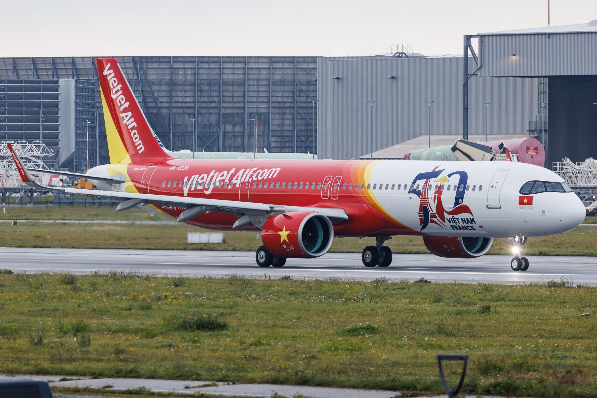 Hamburg Finkenwerder: VietJet Air (VJ / VJC) | Airbus A321-271NX A21N | VN-A539 | MSN 12188