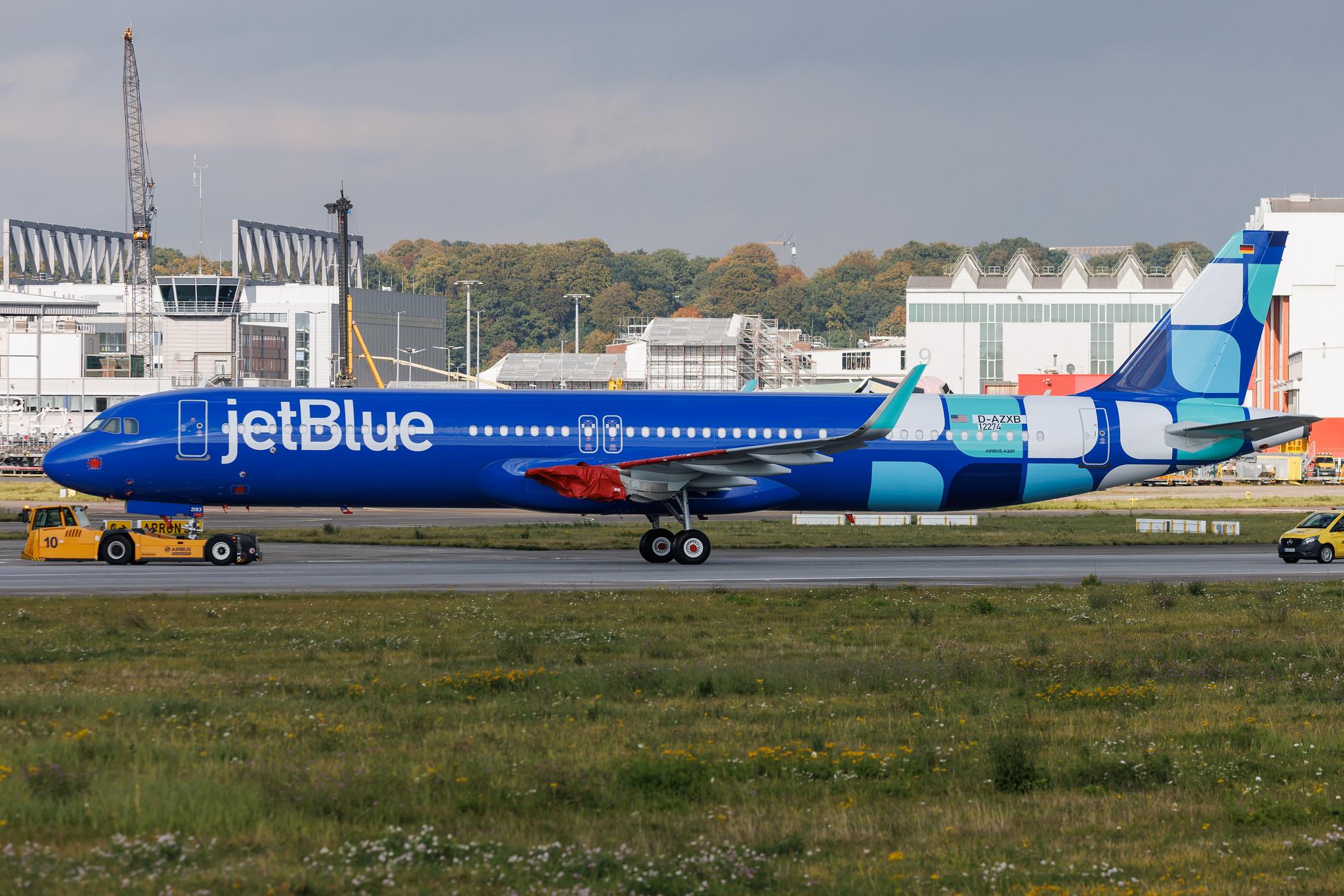 Hamburg Finkenwerder: JetBlue Airways (B6 / JBU) | Airbus A321-271NX A21N | D-AZXB | N2193J | MSN 12274