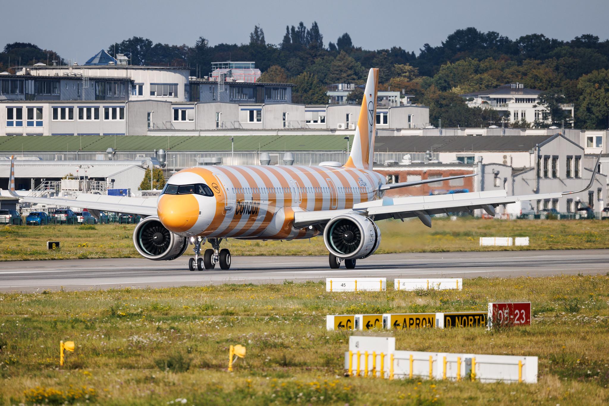 Hamburg Finkenwerder: Condor (DE / CFG) | Airbus A321-271NX A21N | D-AZAH | D-ANLB | MSN 12040