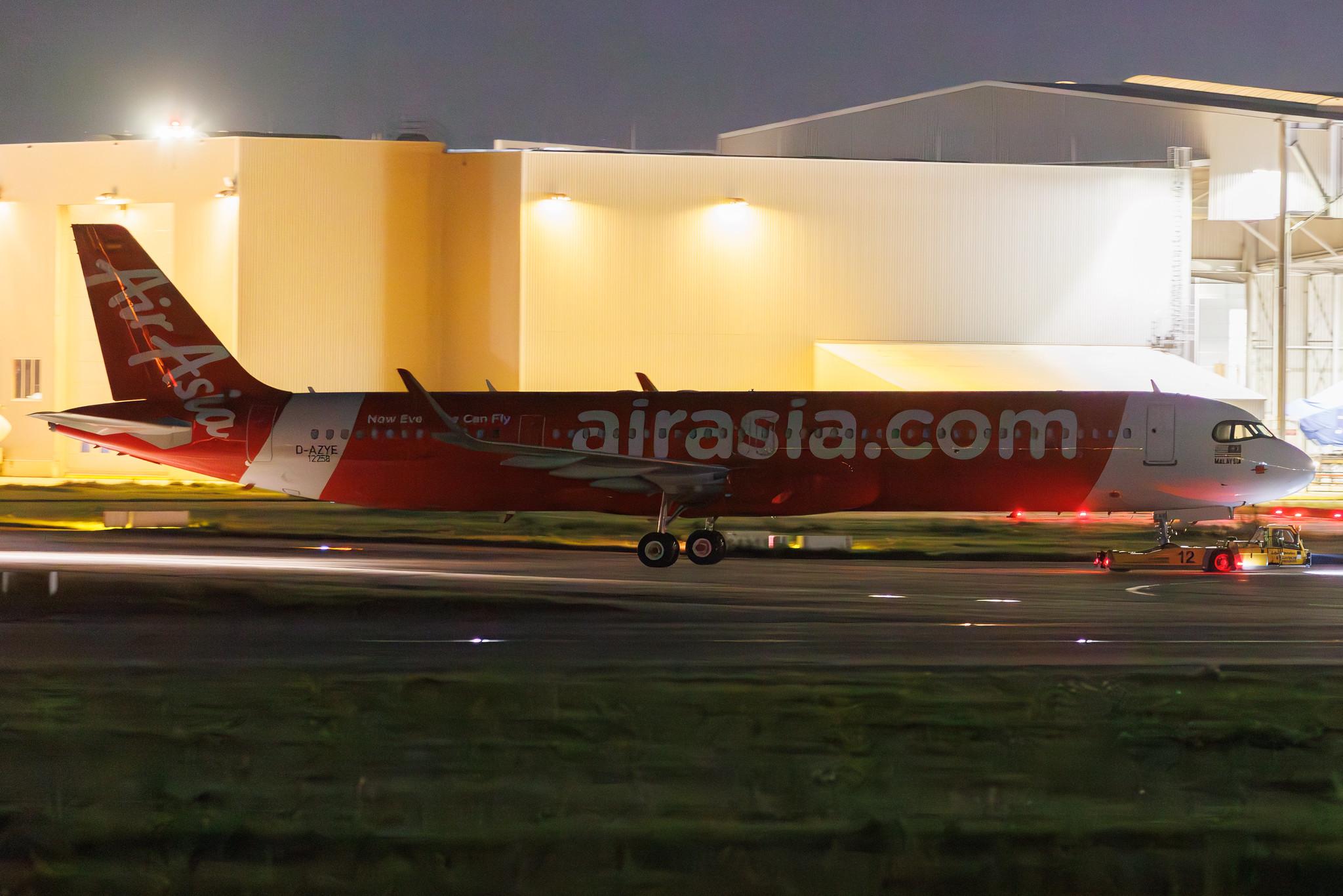 Hamburg Finkenwerder: AirAsia X | Airbus A321-251NX A21N | D-AZYE | 9M- | MSN 12258