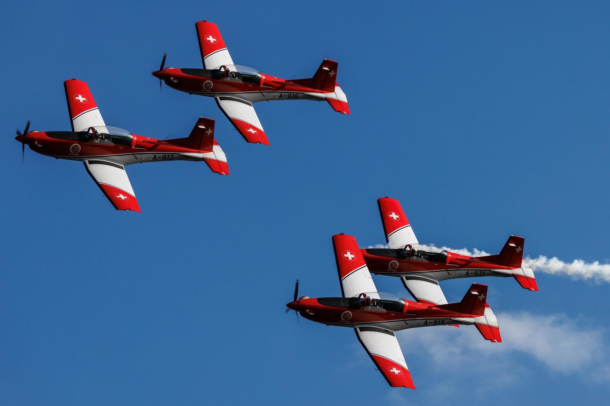 ANTIDOTUM Airshow Leszno: Swiss Air Force (/ SUI) | Pilatus NCPC-7 | A-912 | MSN 320